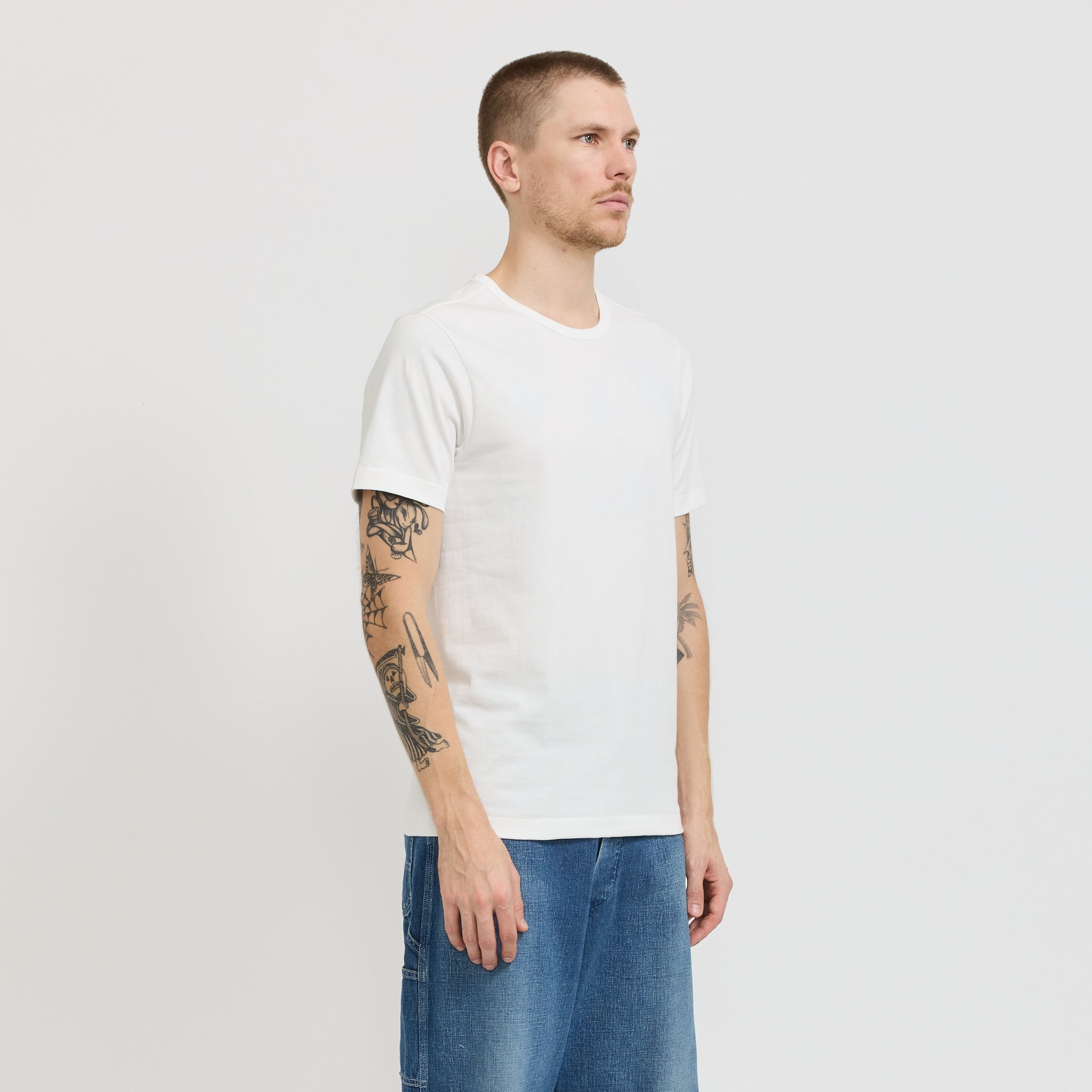 215 Loopwheeled Classic Fit T-Shirt Deep Black