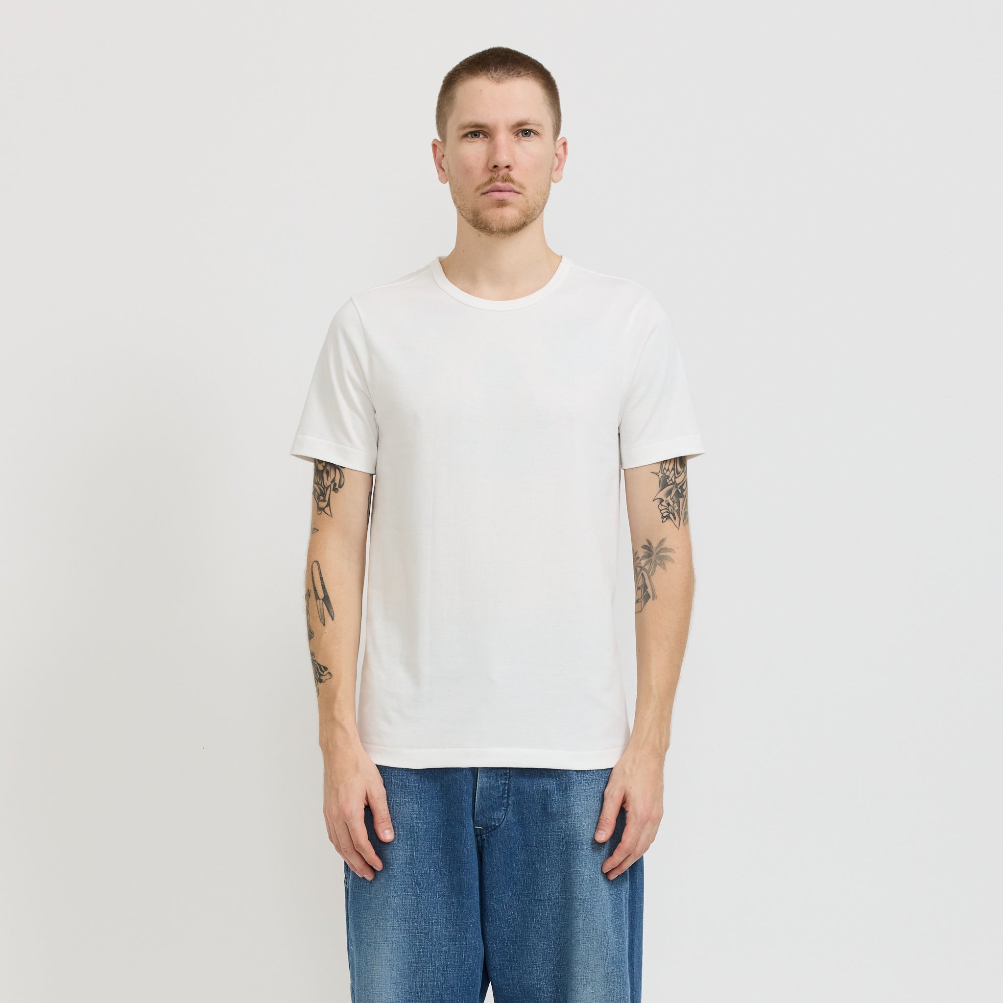 215 Loopwheeled Classic Fit T-Shirt Deep Black