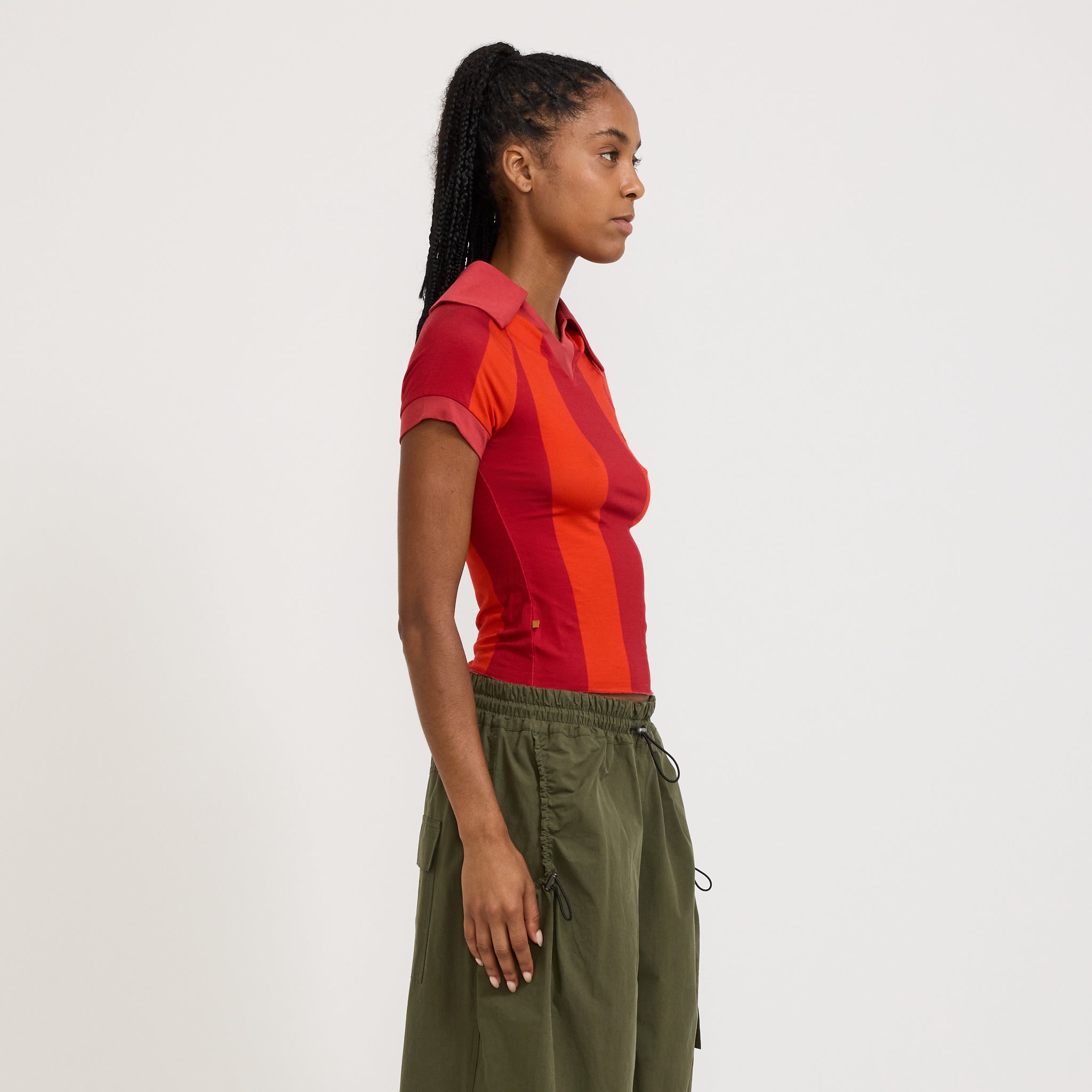 Mel Top Red Stripe