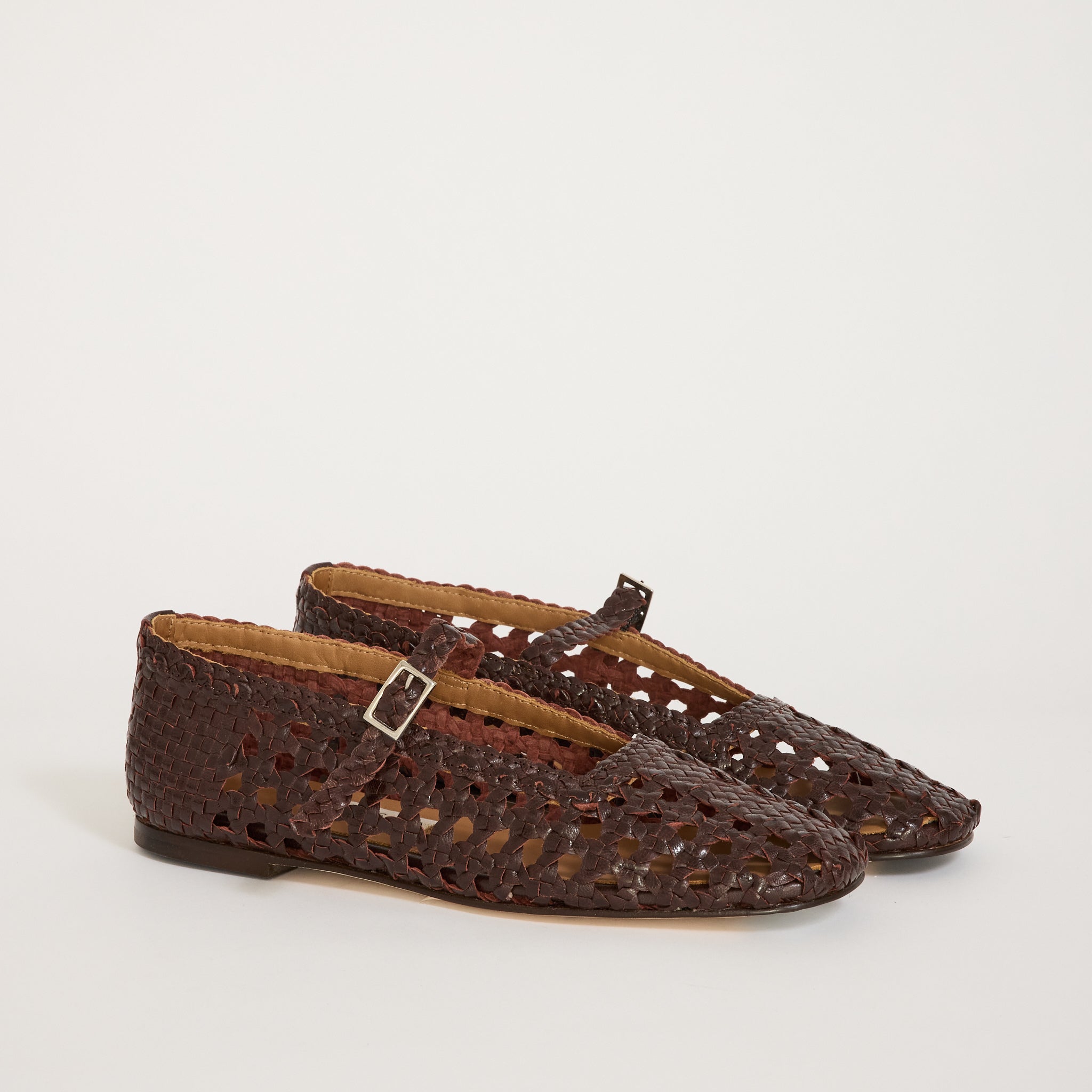 Miista | Yeida Chocolate Brown Ballerina | Maplestore