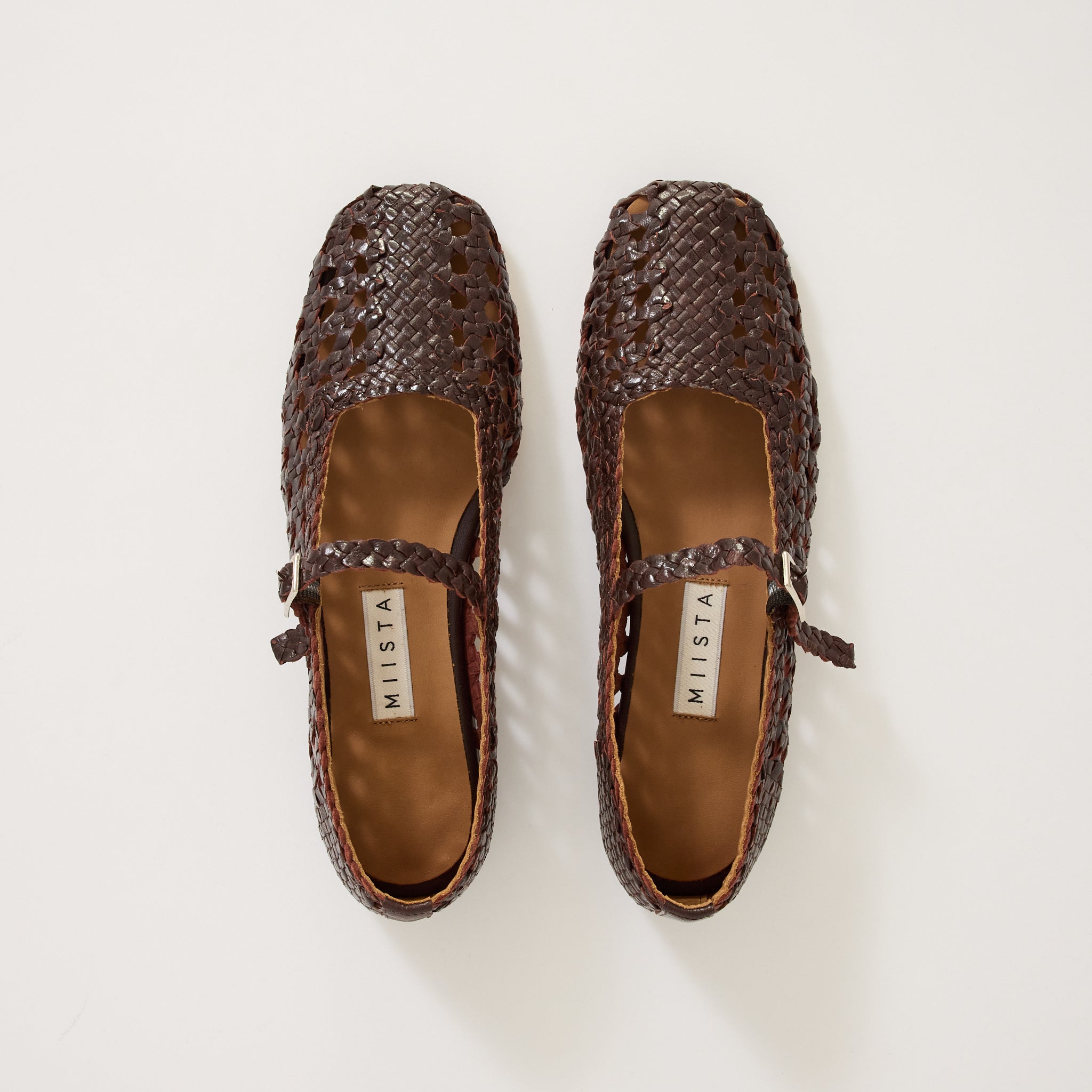 Miista | Yeida Chocolate Brown Ballerina | Maplestore