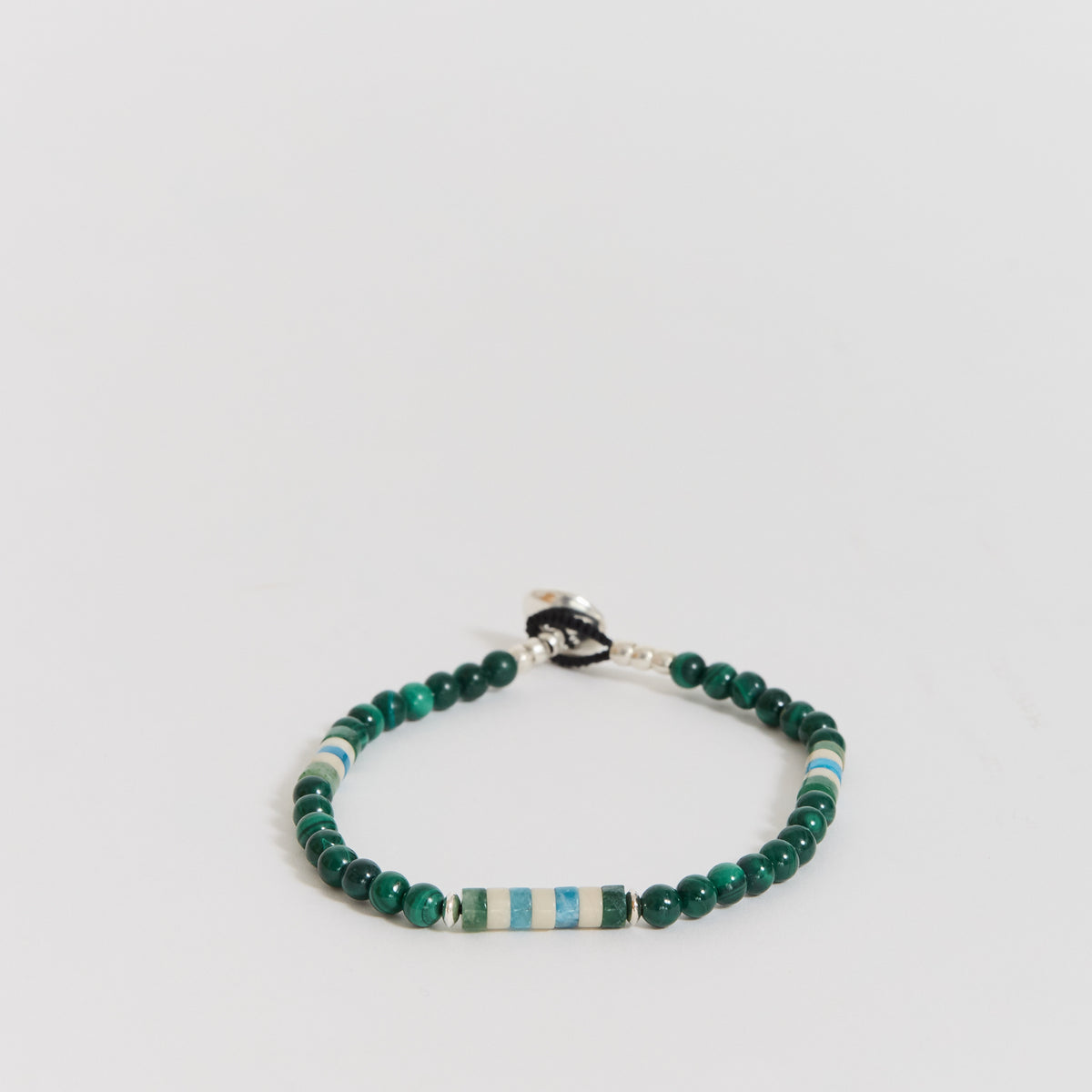 4mm Stone Bracelet Malachite