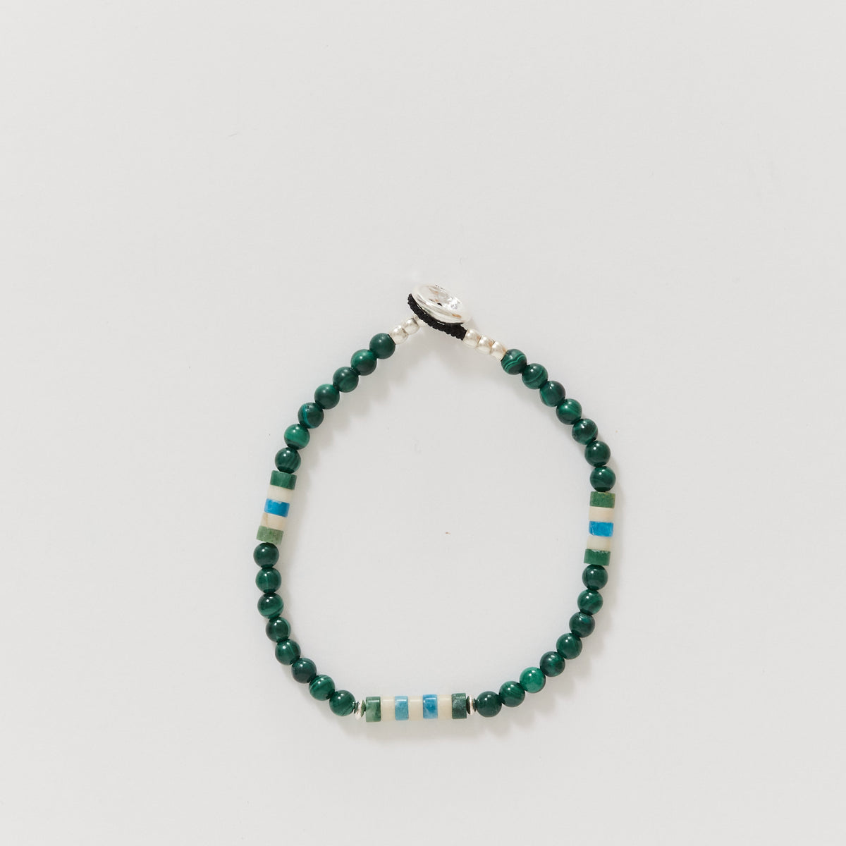 4mm Stone Bracelet Malachite