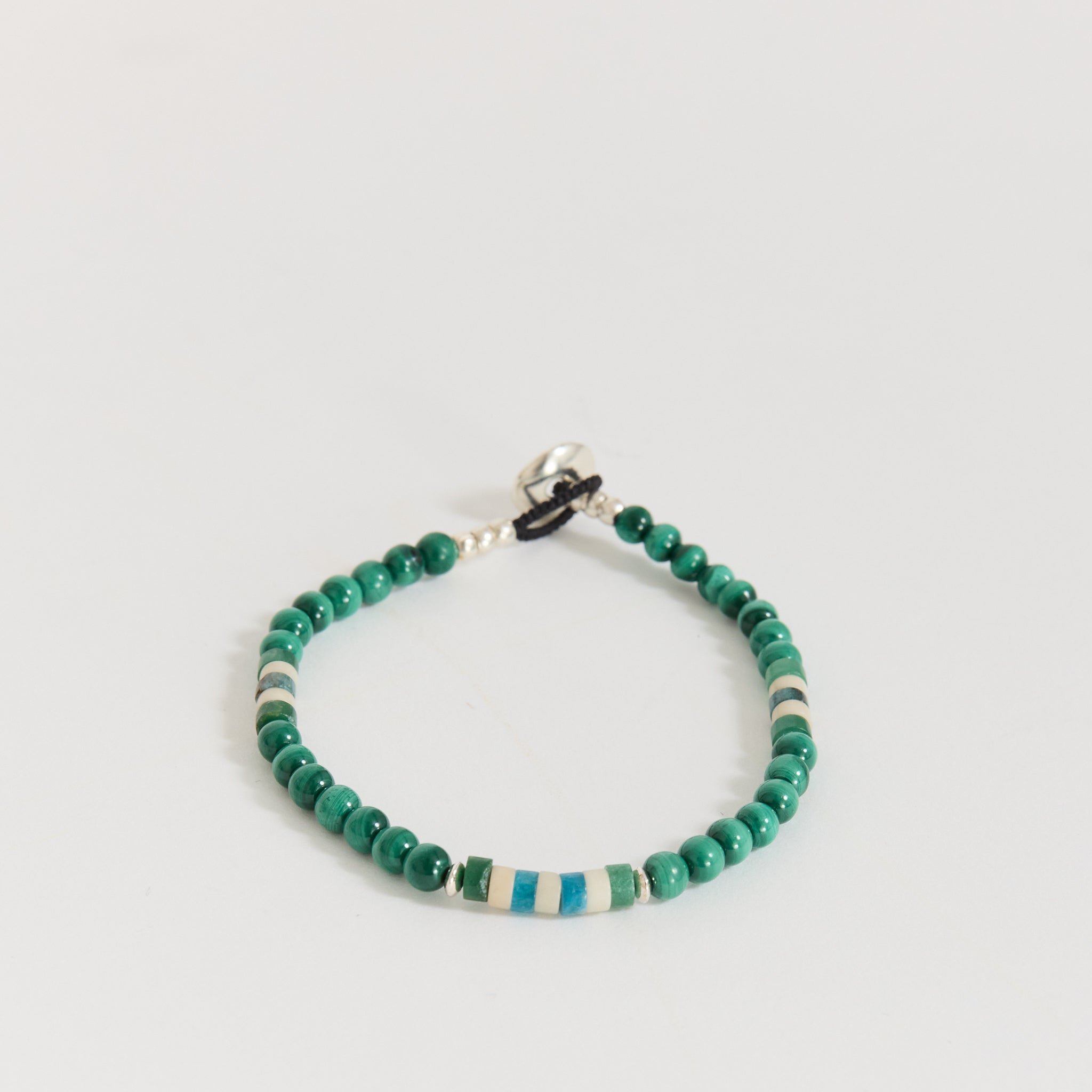 4mm Stone Bracelet Malachite