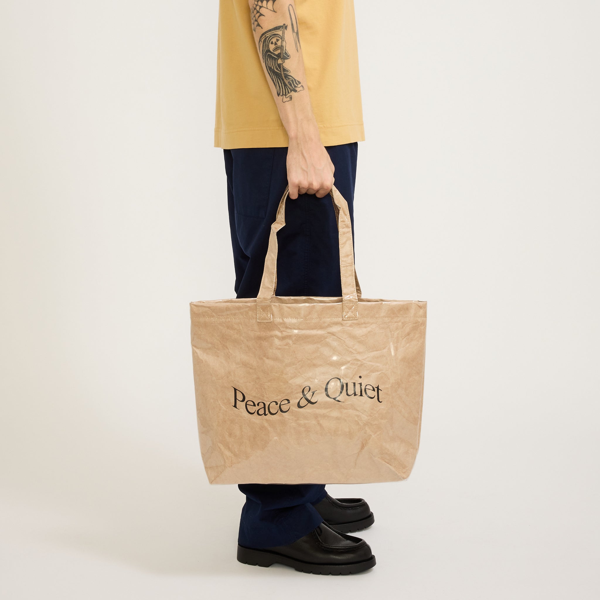 Wordmark PVC Kraft Bag Natural