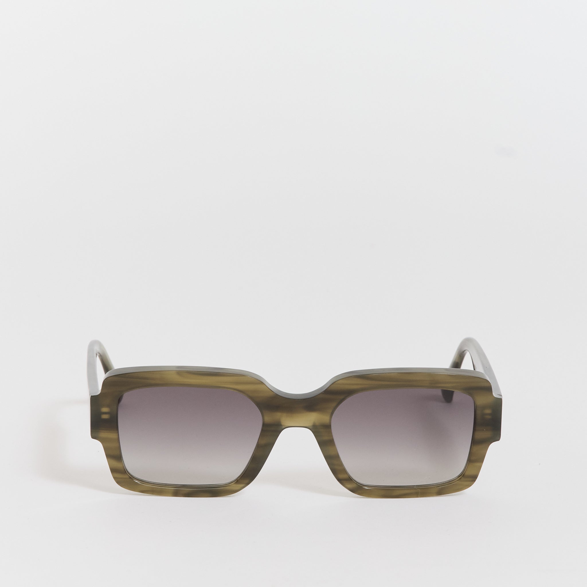 Monokel Eyewear | Apollo Green Demi | Grey Gradient Lens | Maplestore
