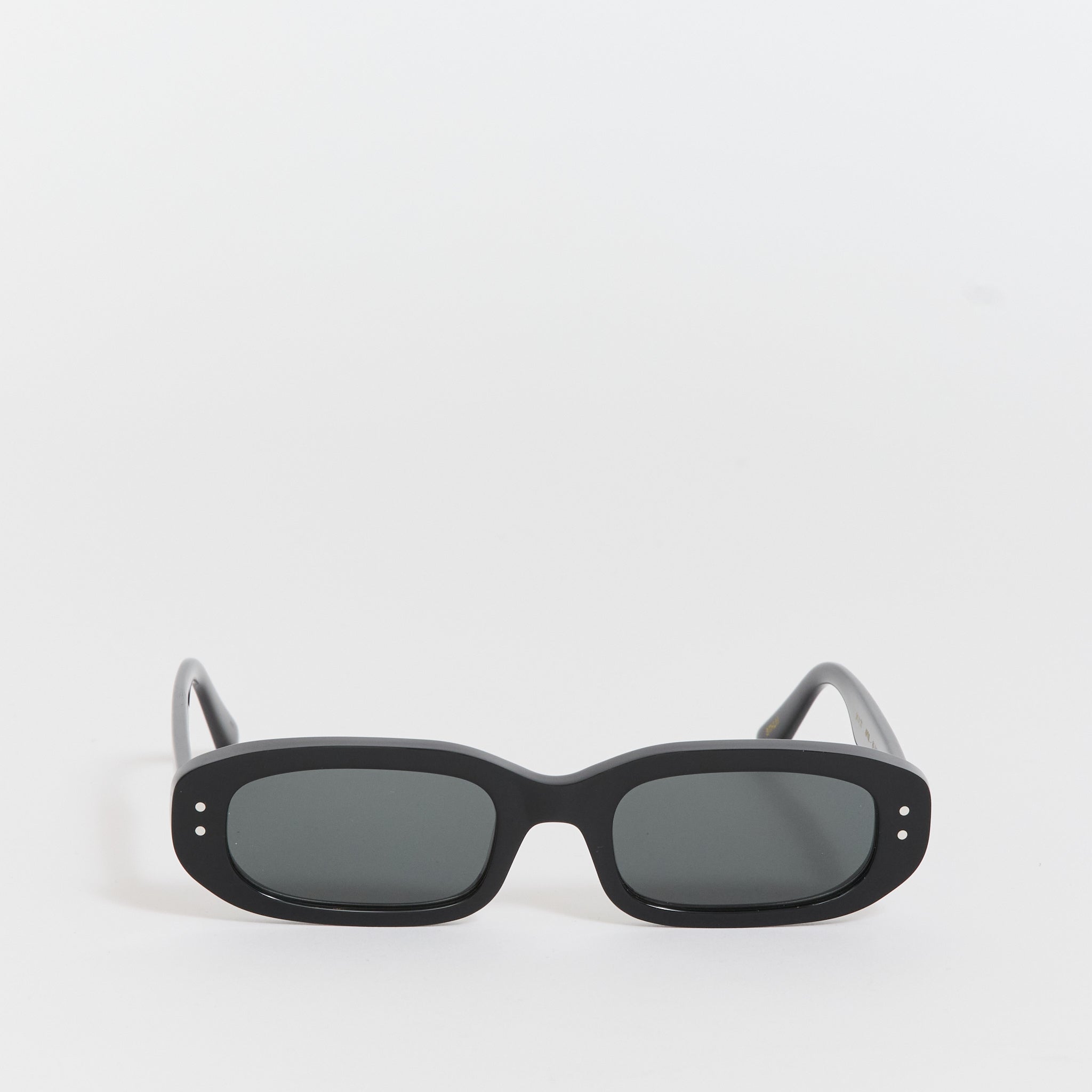 Monokel Eyewear | April Black | Green Solid Lens | Maplestore