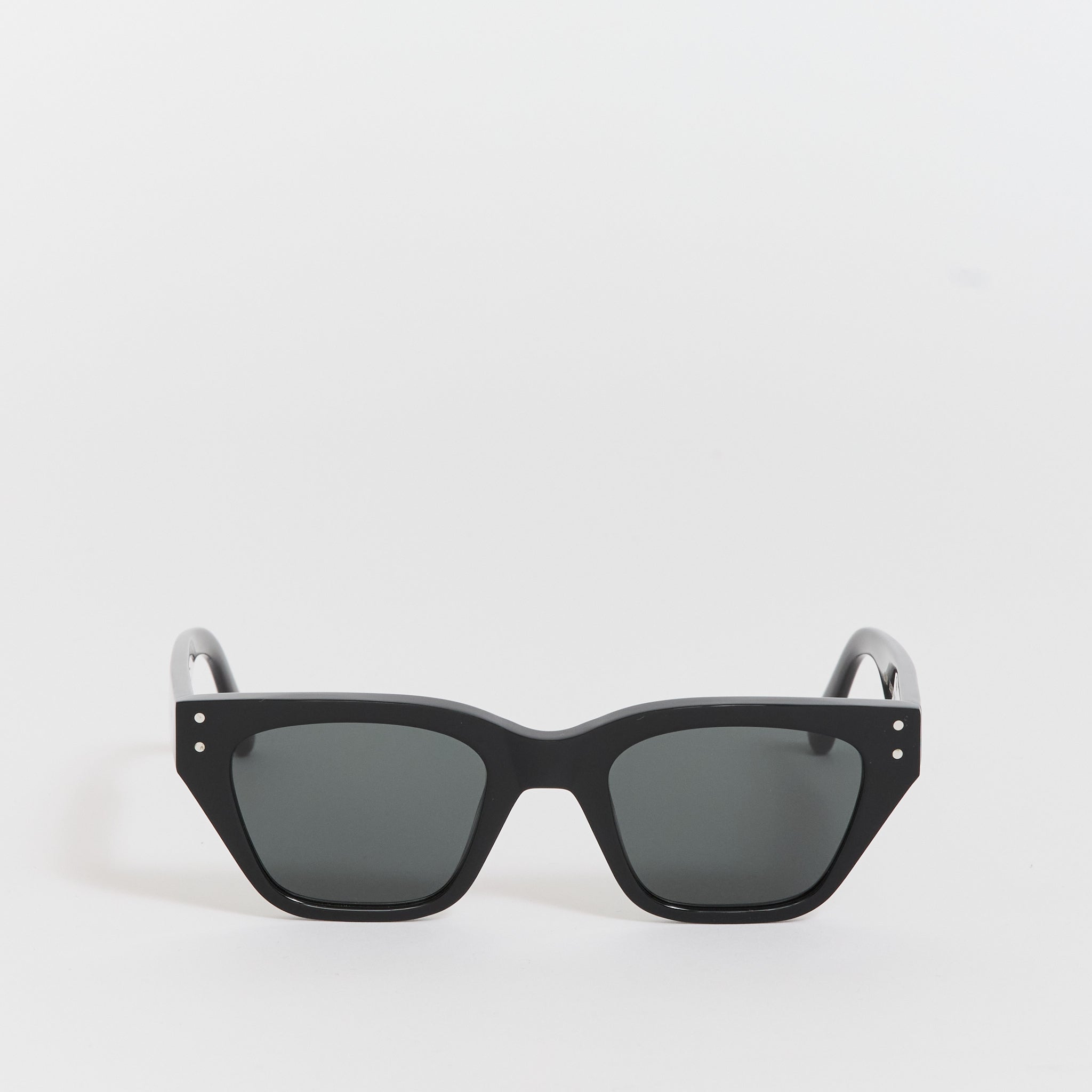 Monokel Eyewear | Memphis Black | Green Solid Lens | Maplestore