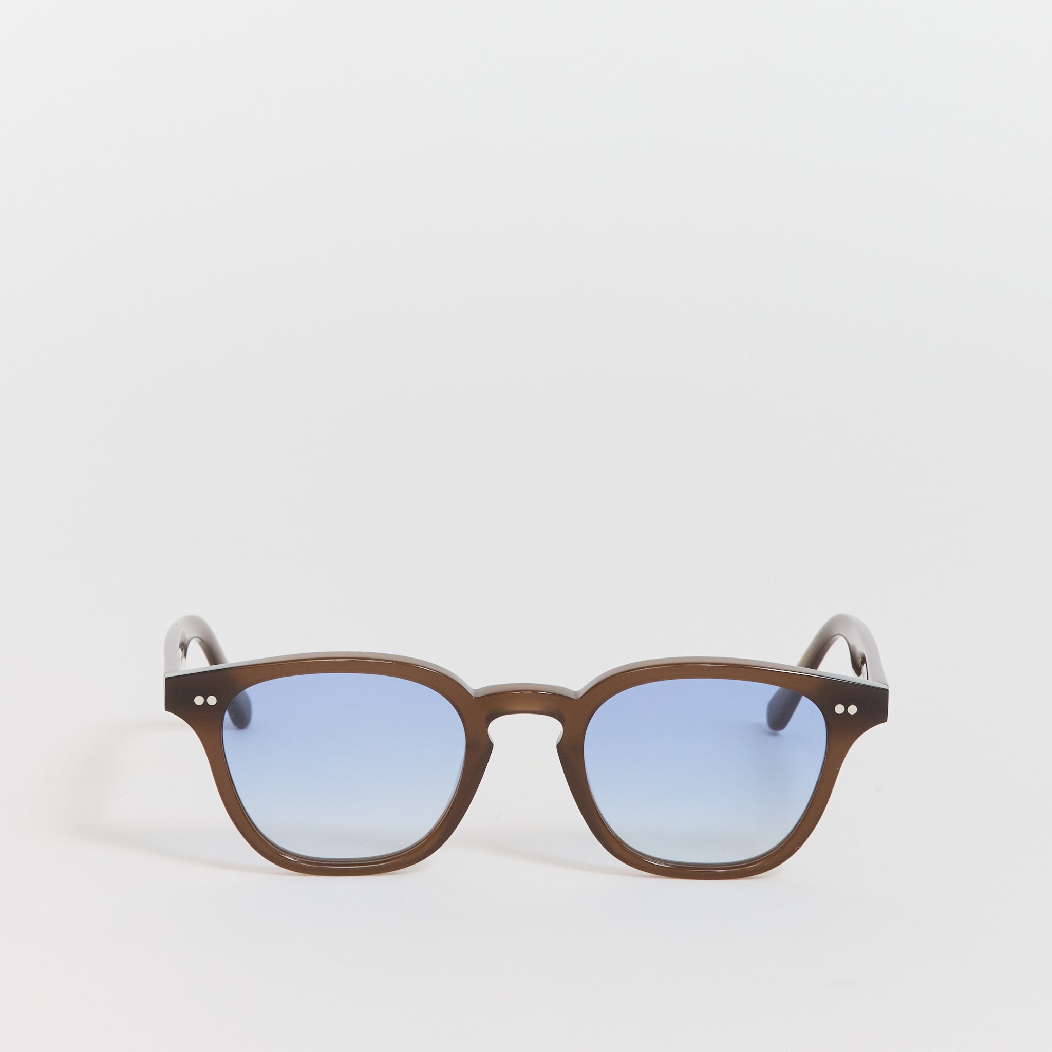 Monokel Eyewear | River Chocolate | Blue Gradient Lens | Maplestore