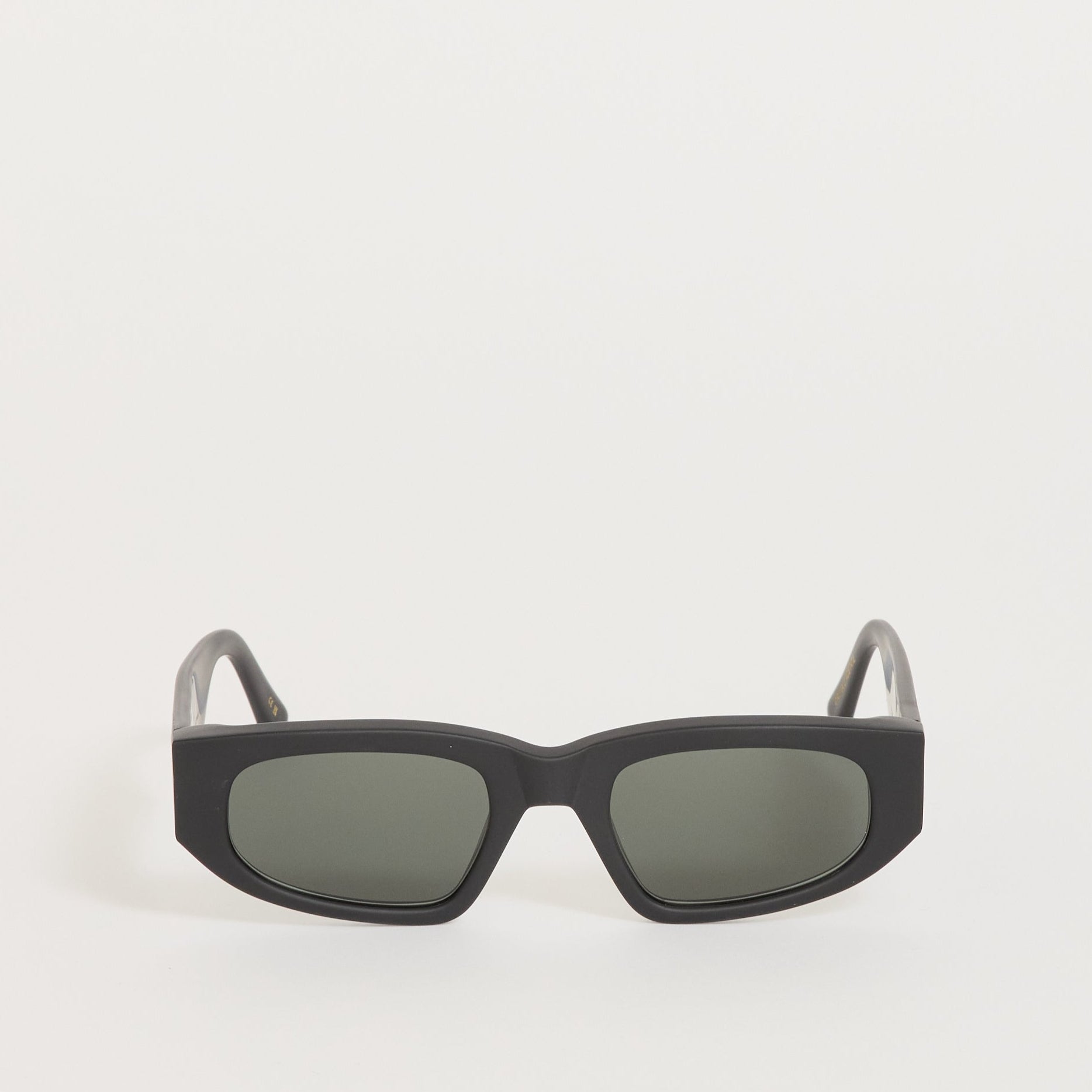 Monokel Eyewear | Eclipse Matte Black | Green Solid Lens | Maplestore