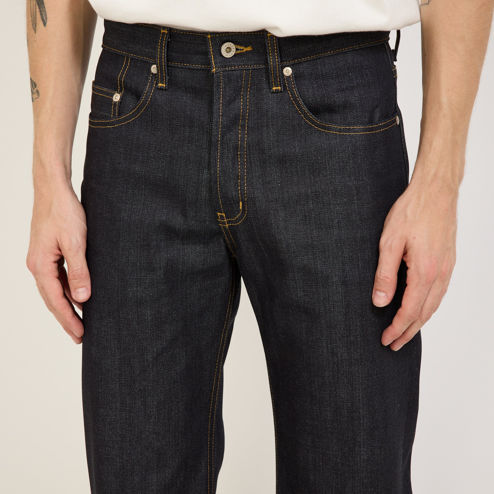 Naked & Famous | Strong Guy Indigo Offshoot Broken Twill Selvedge | Maplestore