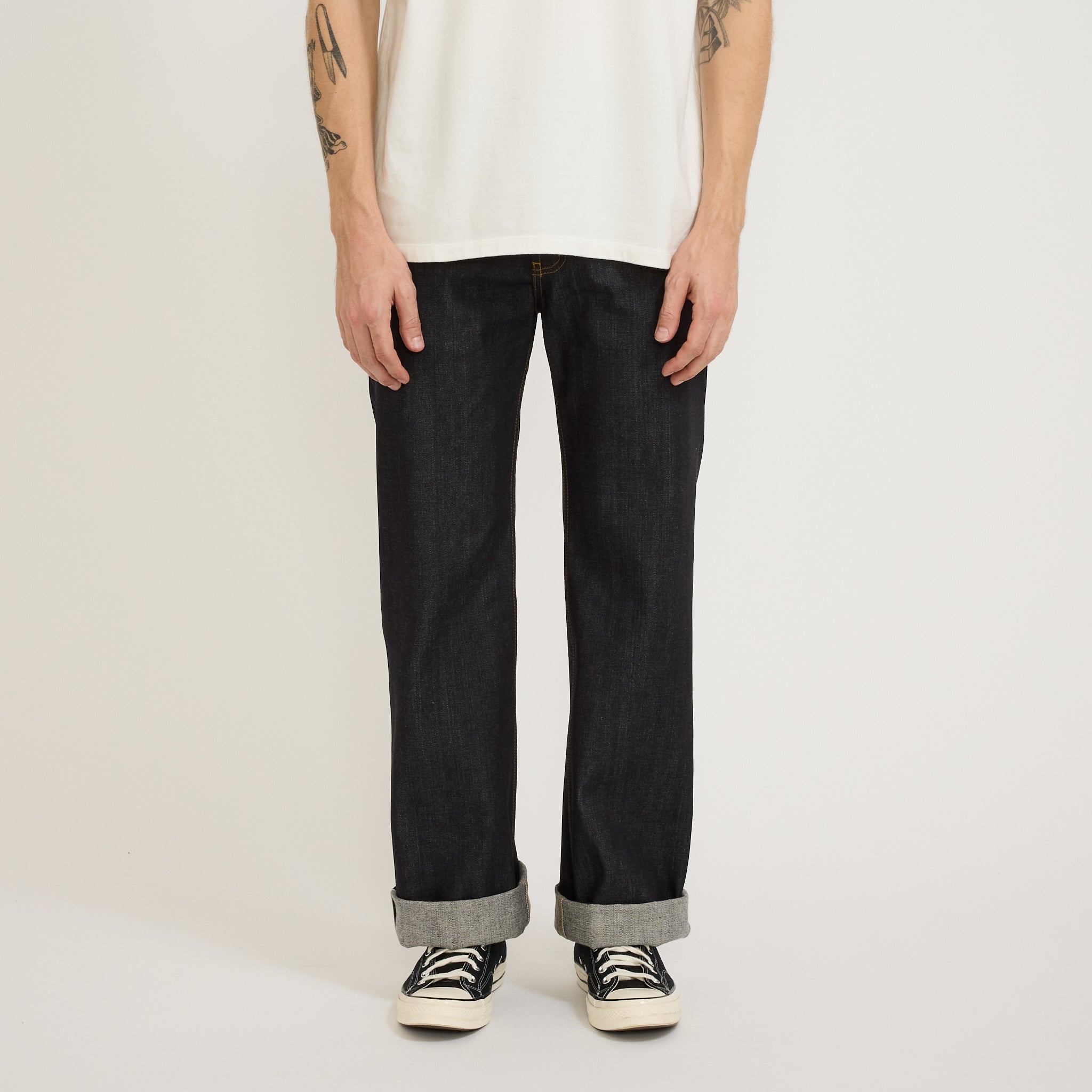 Naked & Famous | Strong Guy Indigo Offshoot Broken Twill Selvedge | Maplestore