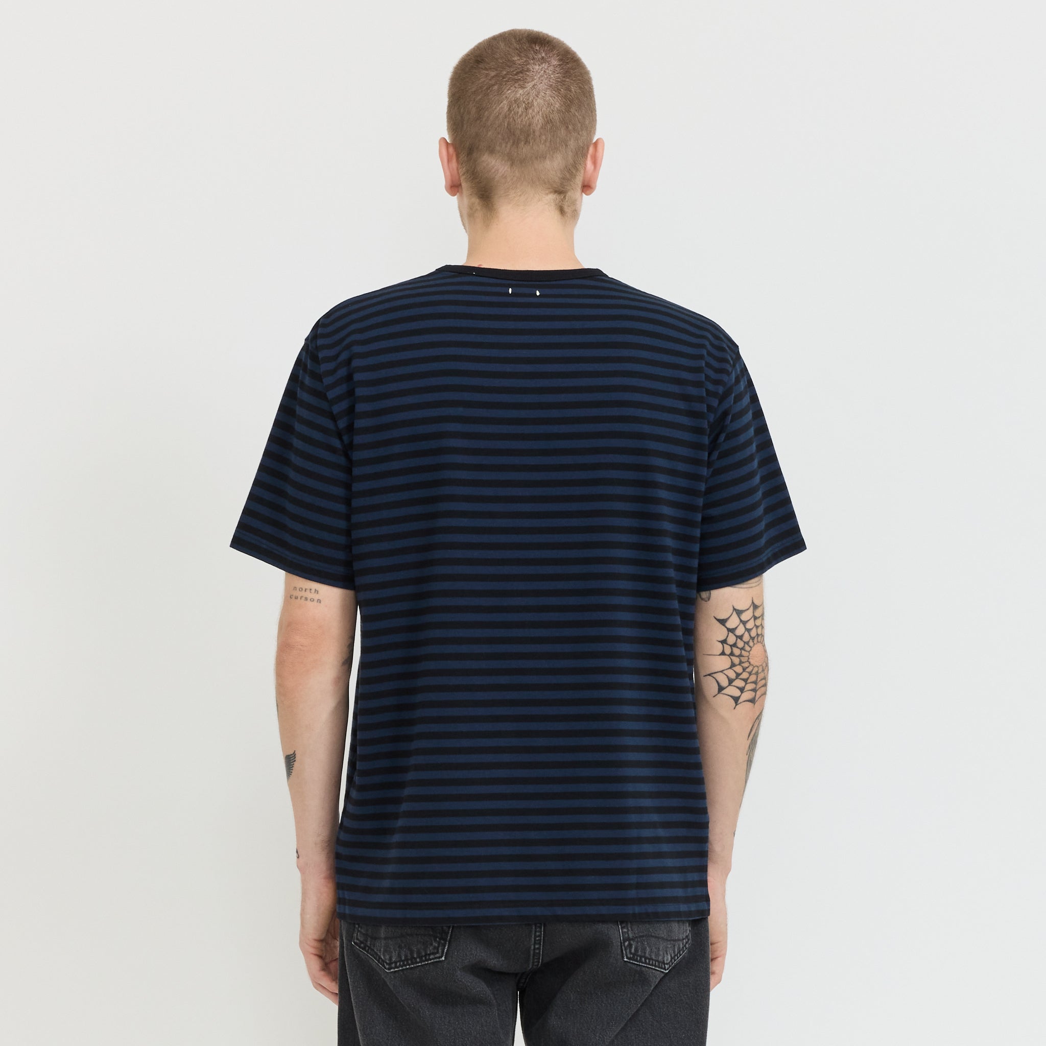 Coolmax Stripe Jersey Tee Black/Navy