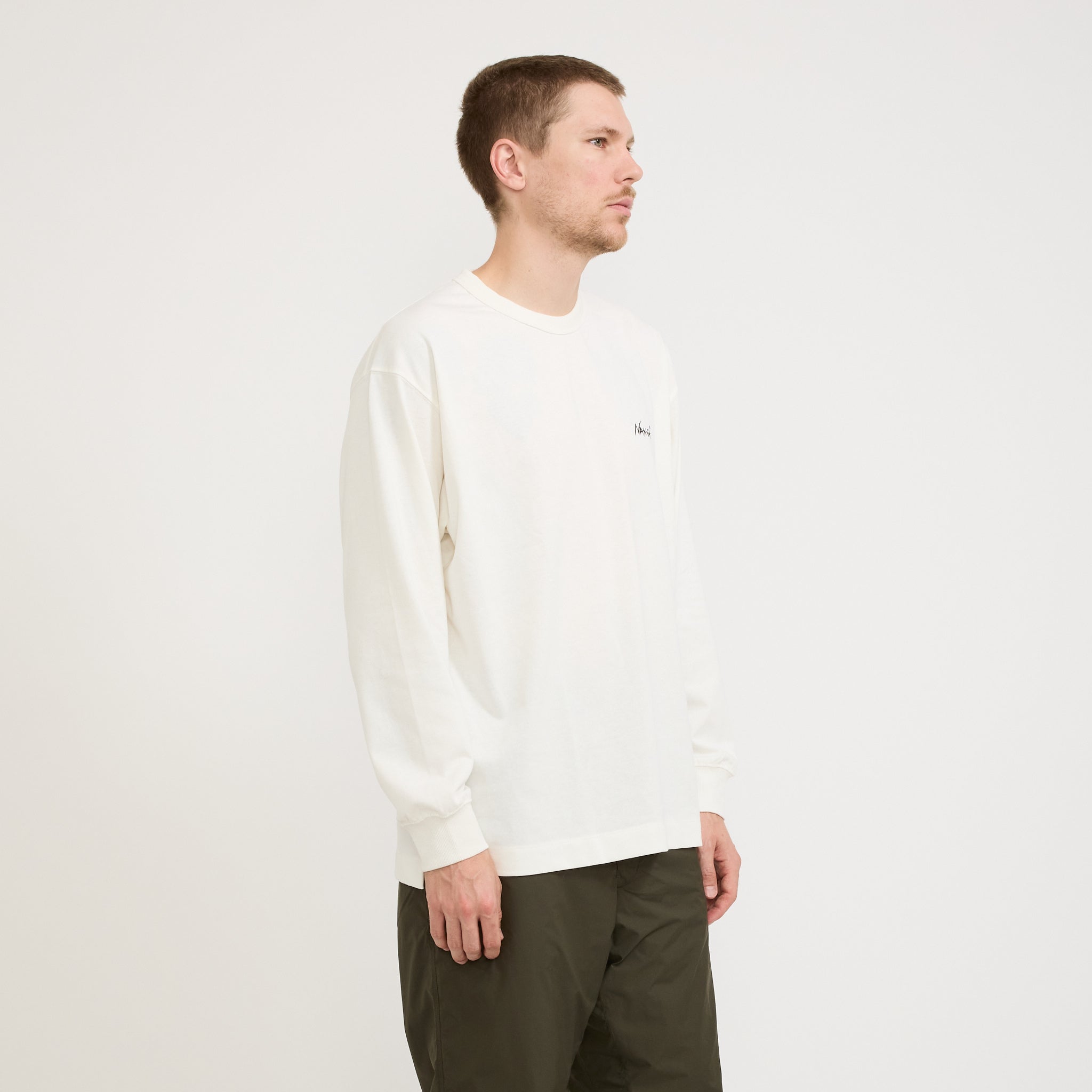 Eco Hybrid Life Is A Journey L/S T-Shirt White