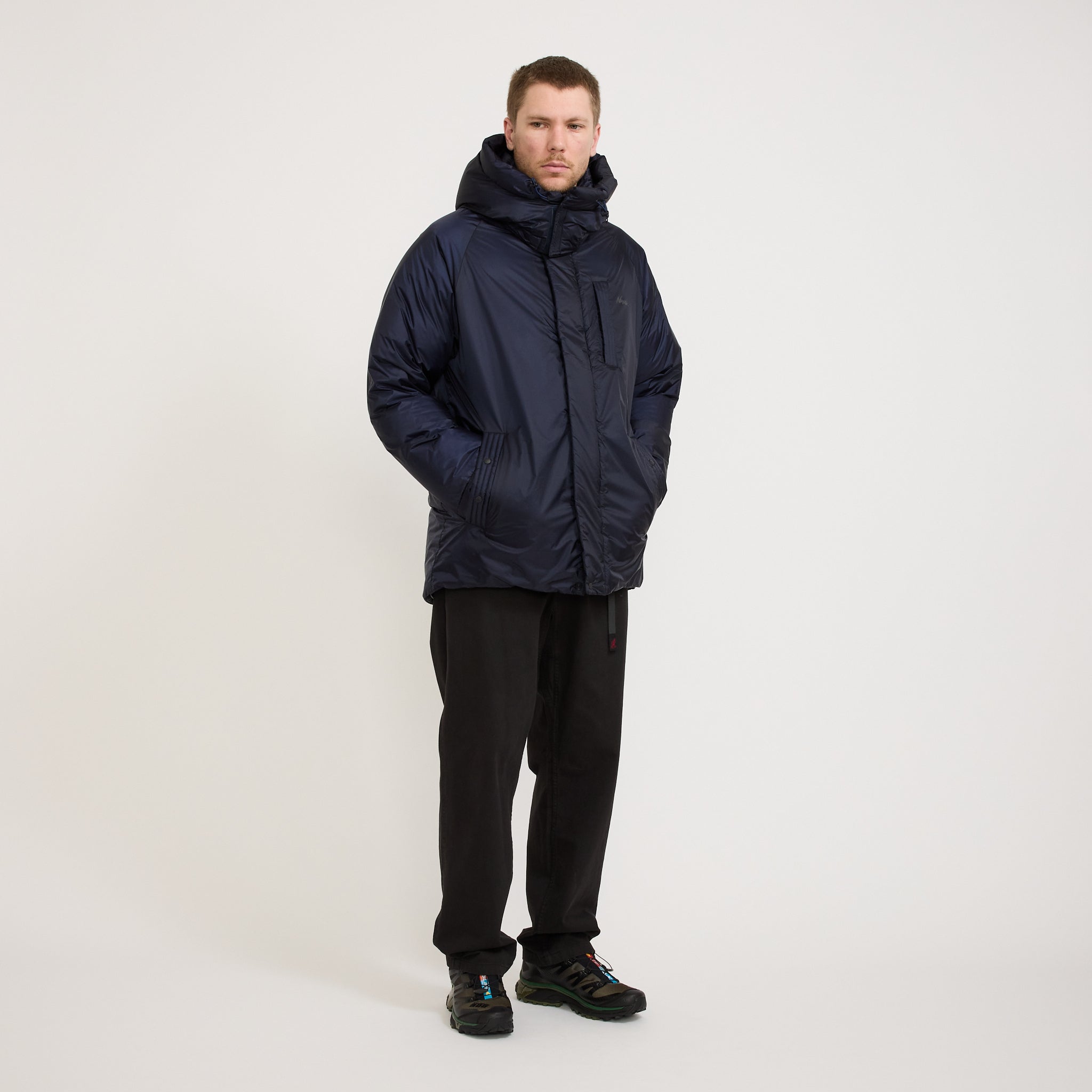 Nanga | Aurora Tex Light Utility Down Jacket Dark Navy | Maplestore