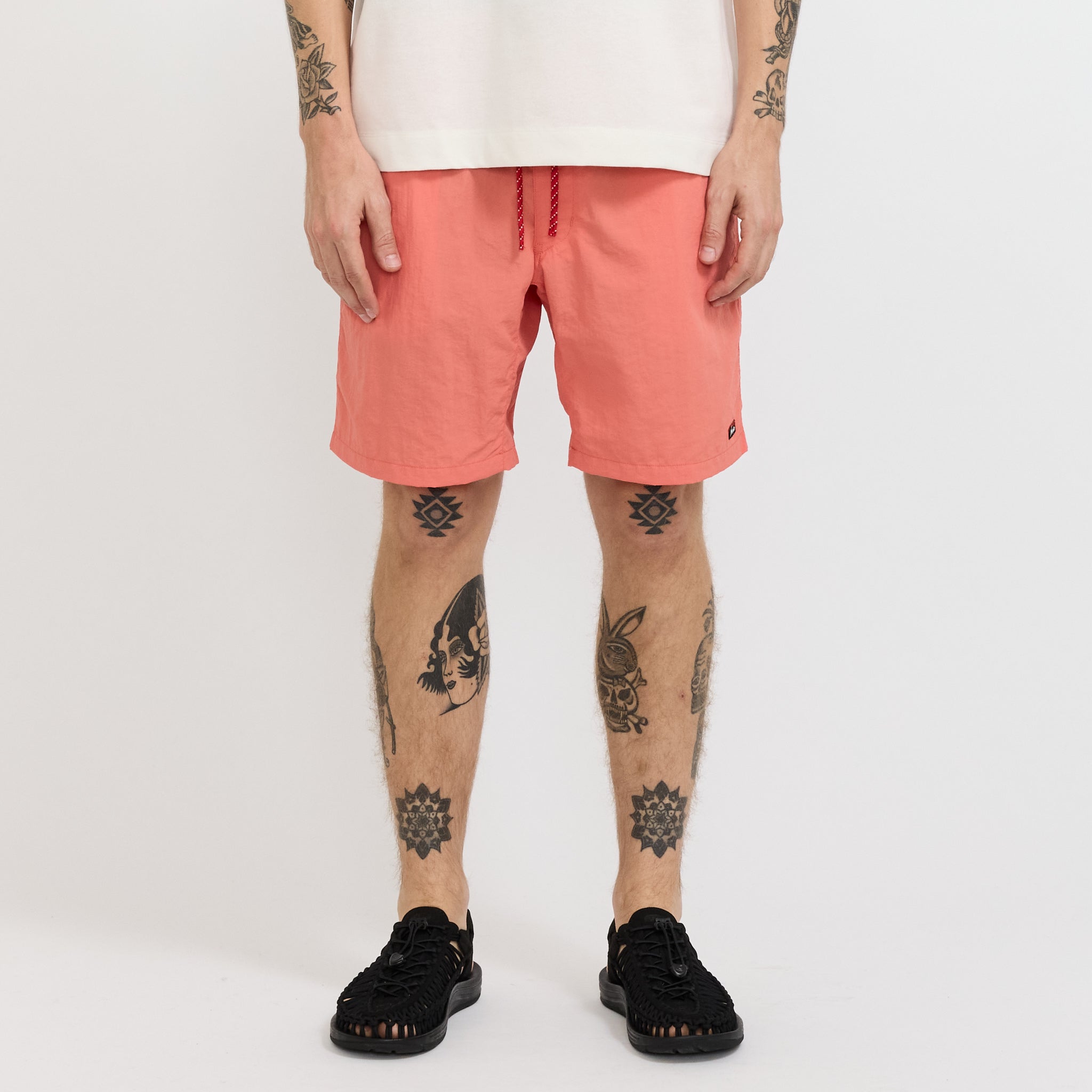 Nylon Tusser Easy Shorts Orange
