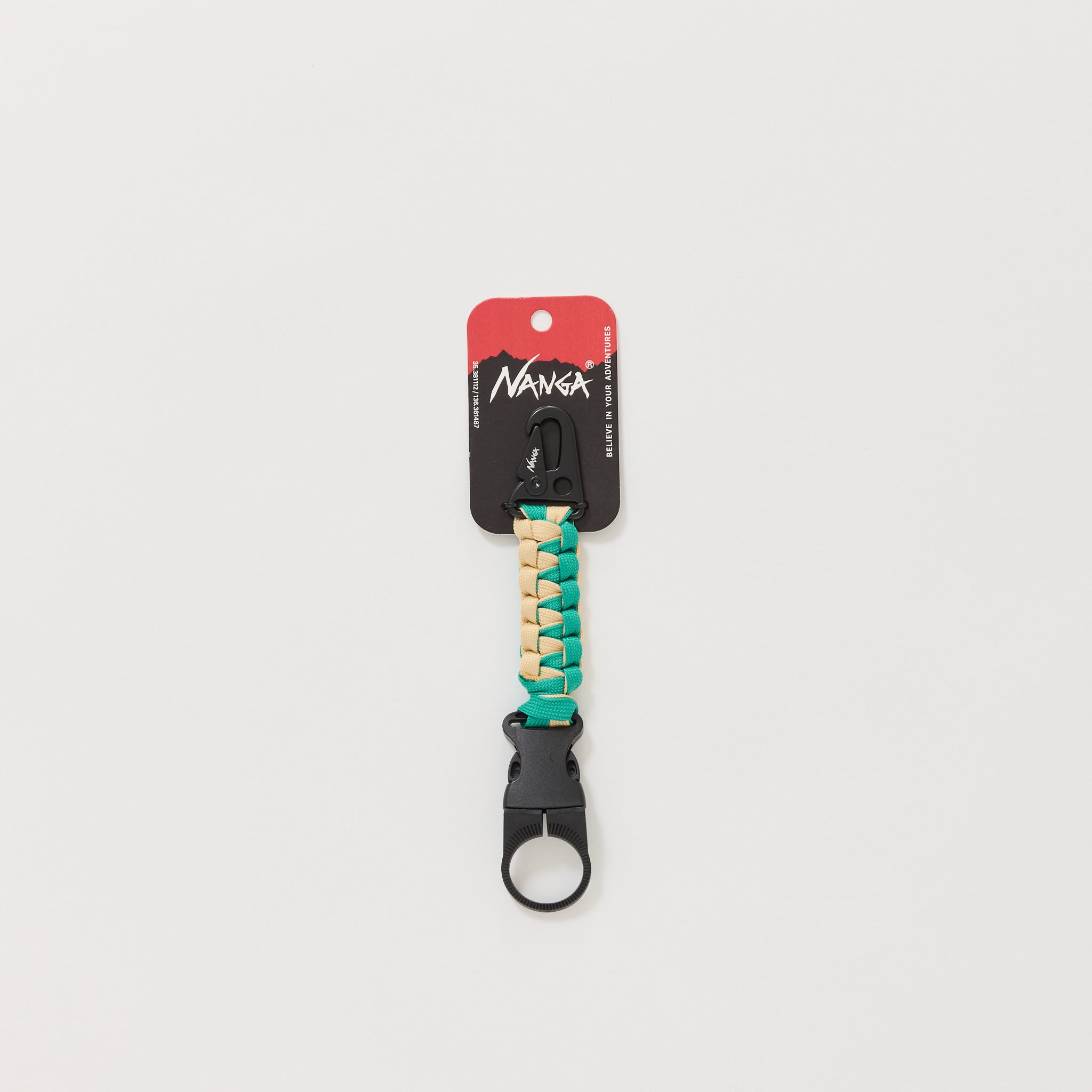 Paracord Bottle Holder Grey/Green
