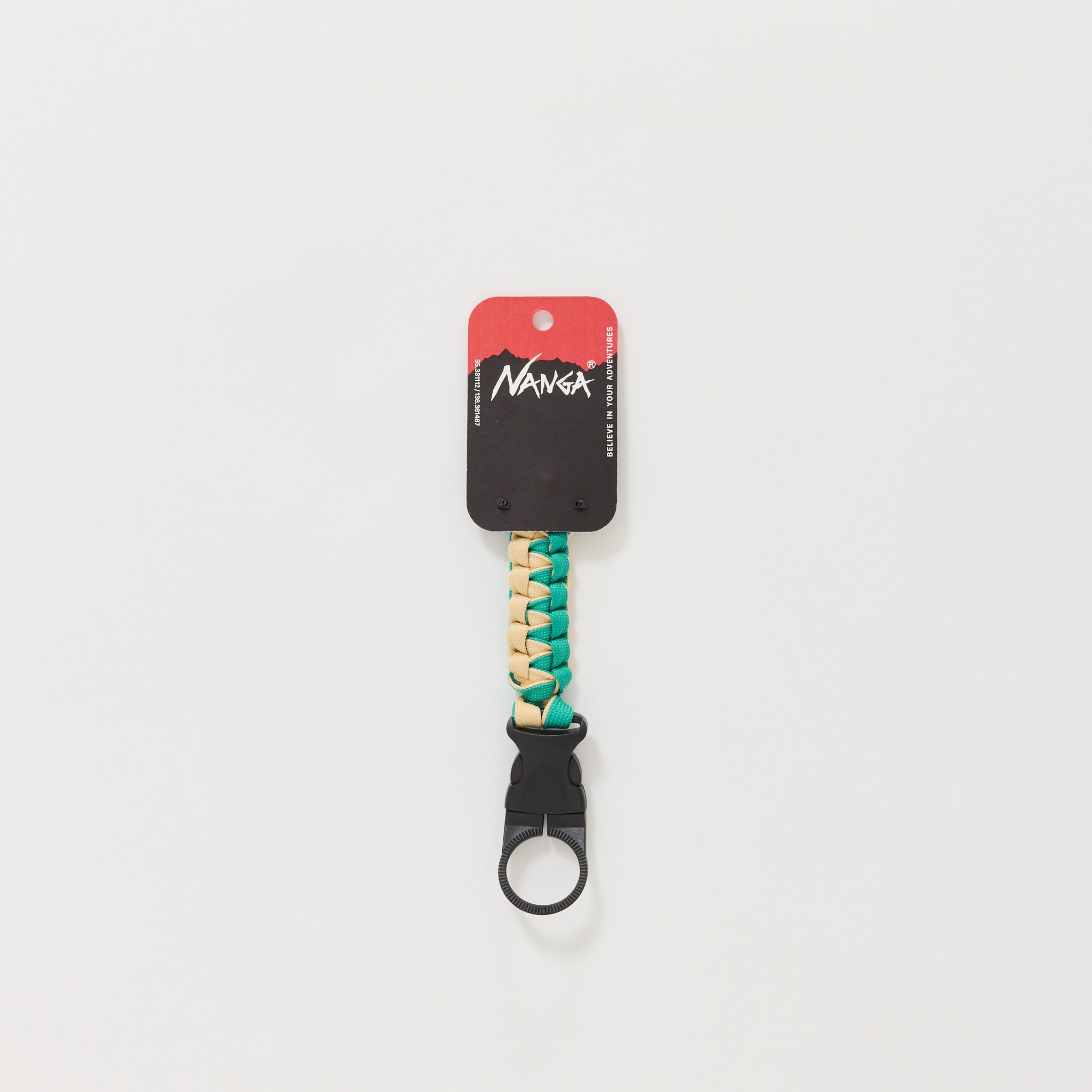 Paracord Bottle Holder Grey/Green