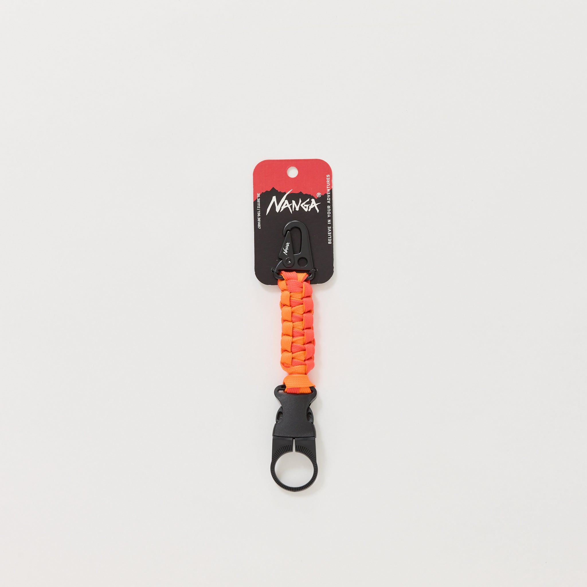 Paracord Bottle Holder Orange/Pink