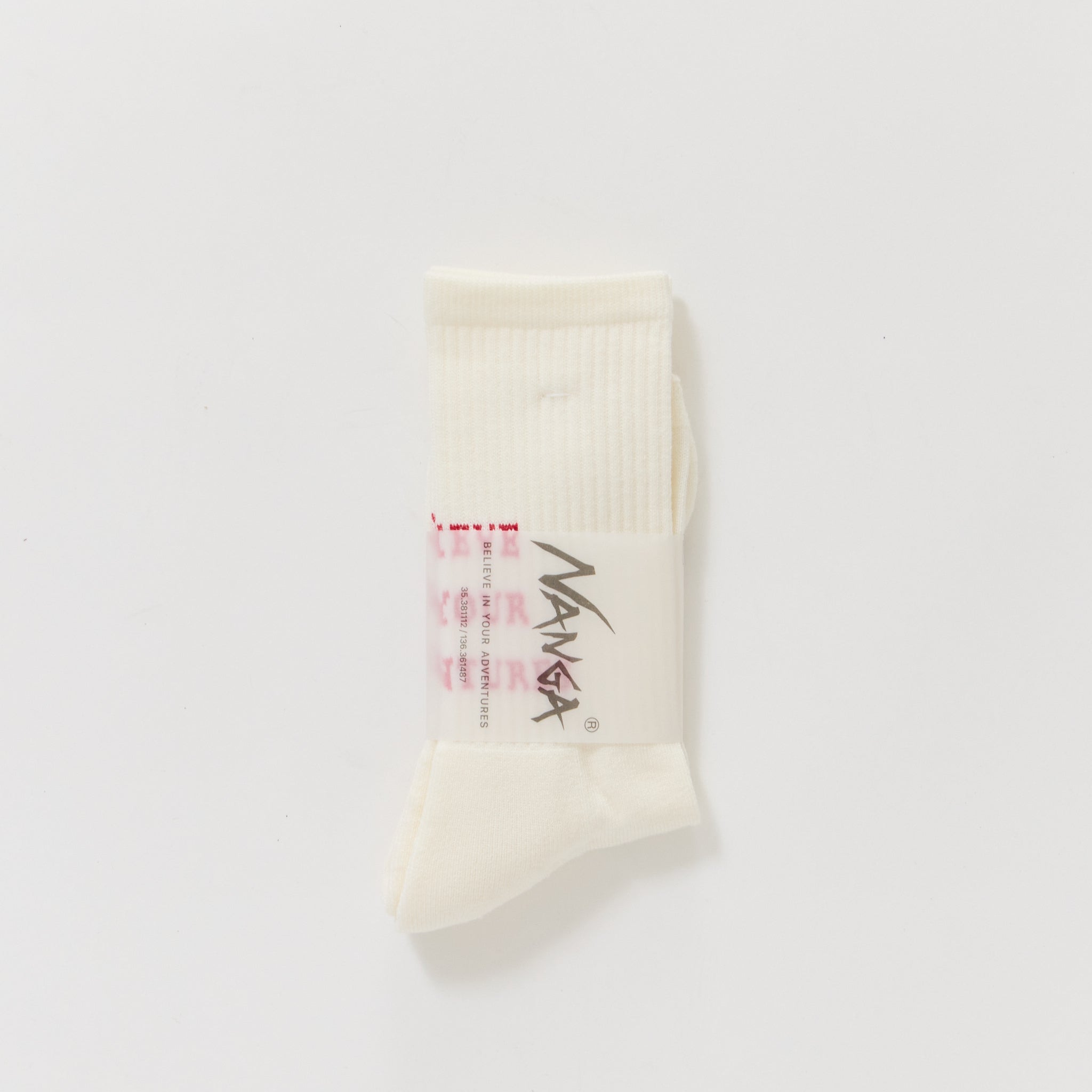 Nanga Parbat Colour Socks Off White