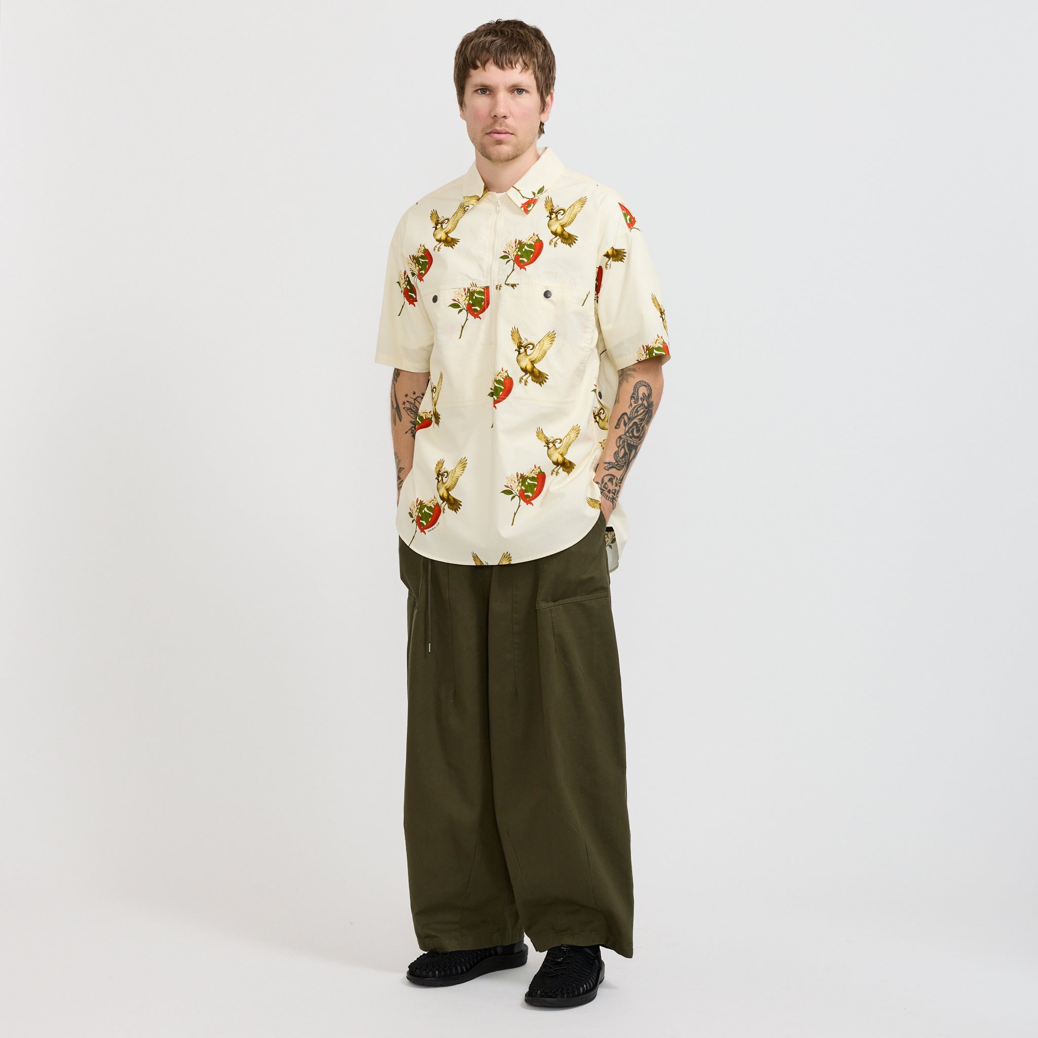 Sunnyday Work S/S Shirt Cream