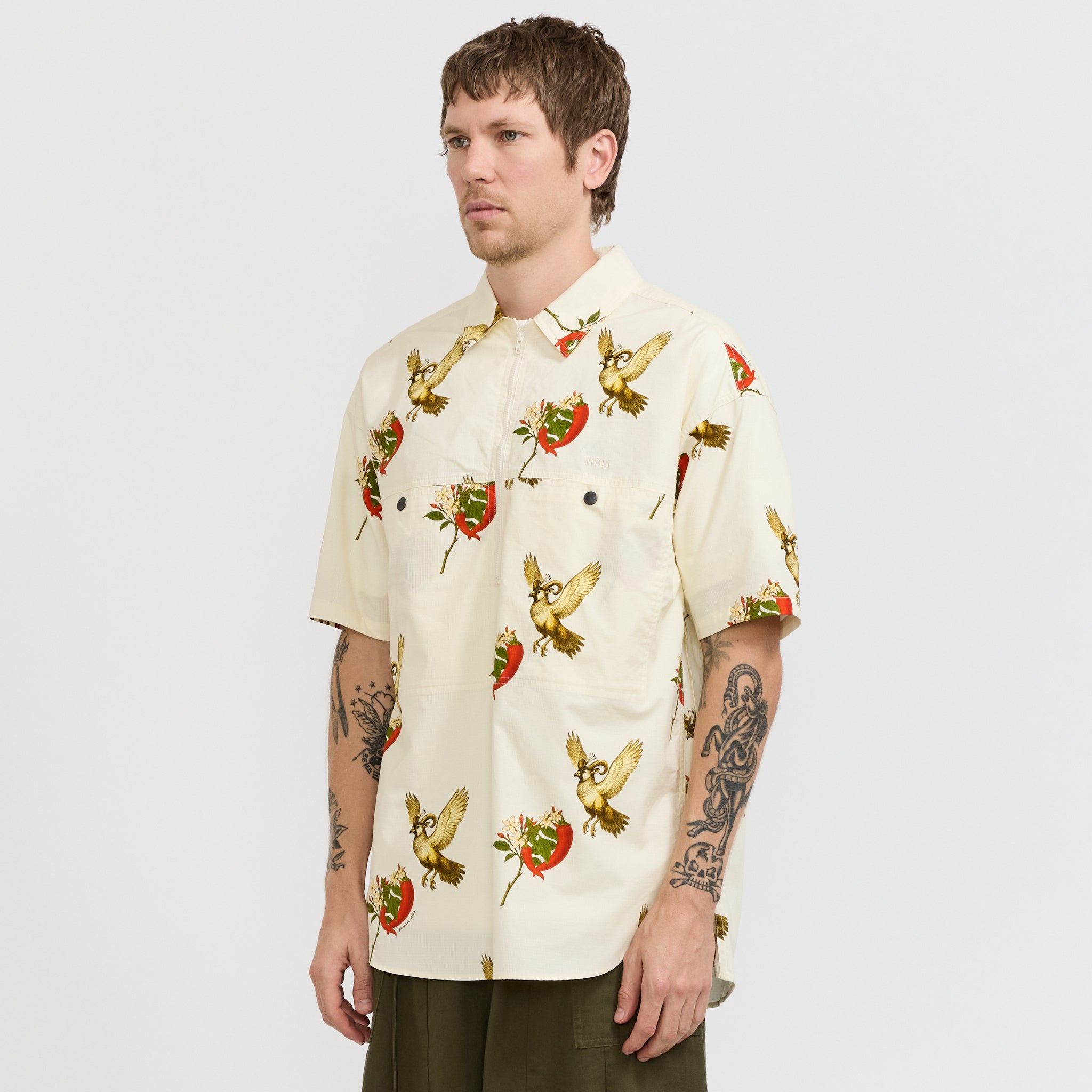 Sunnyday Work S/S Shirt Cream