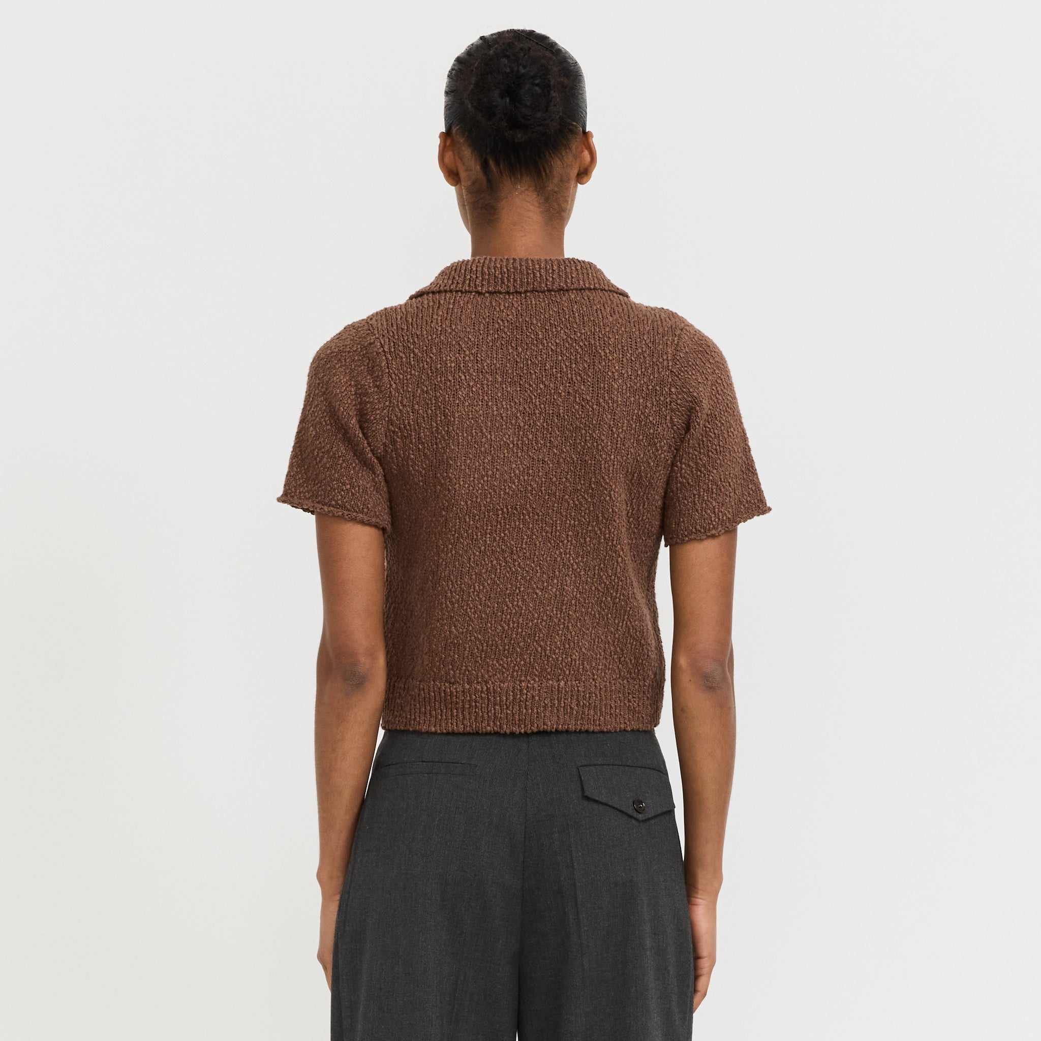 Cecil Knit Polo Espresso
