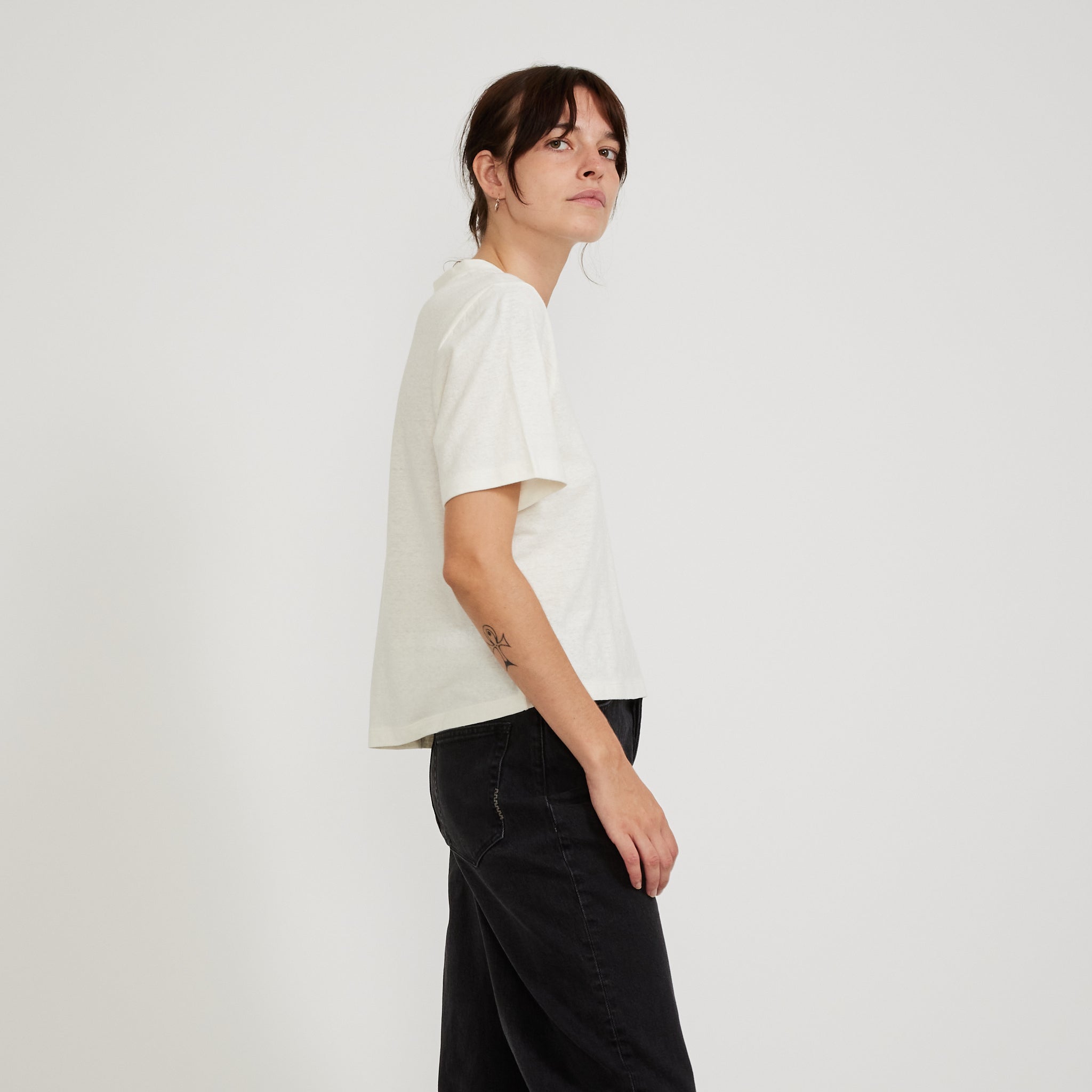 Juno Layer Tee White