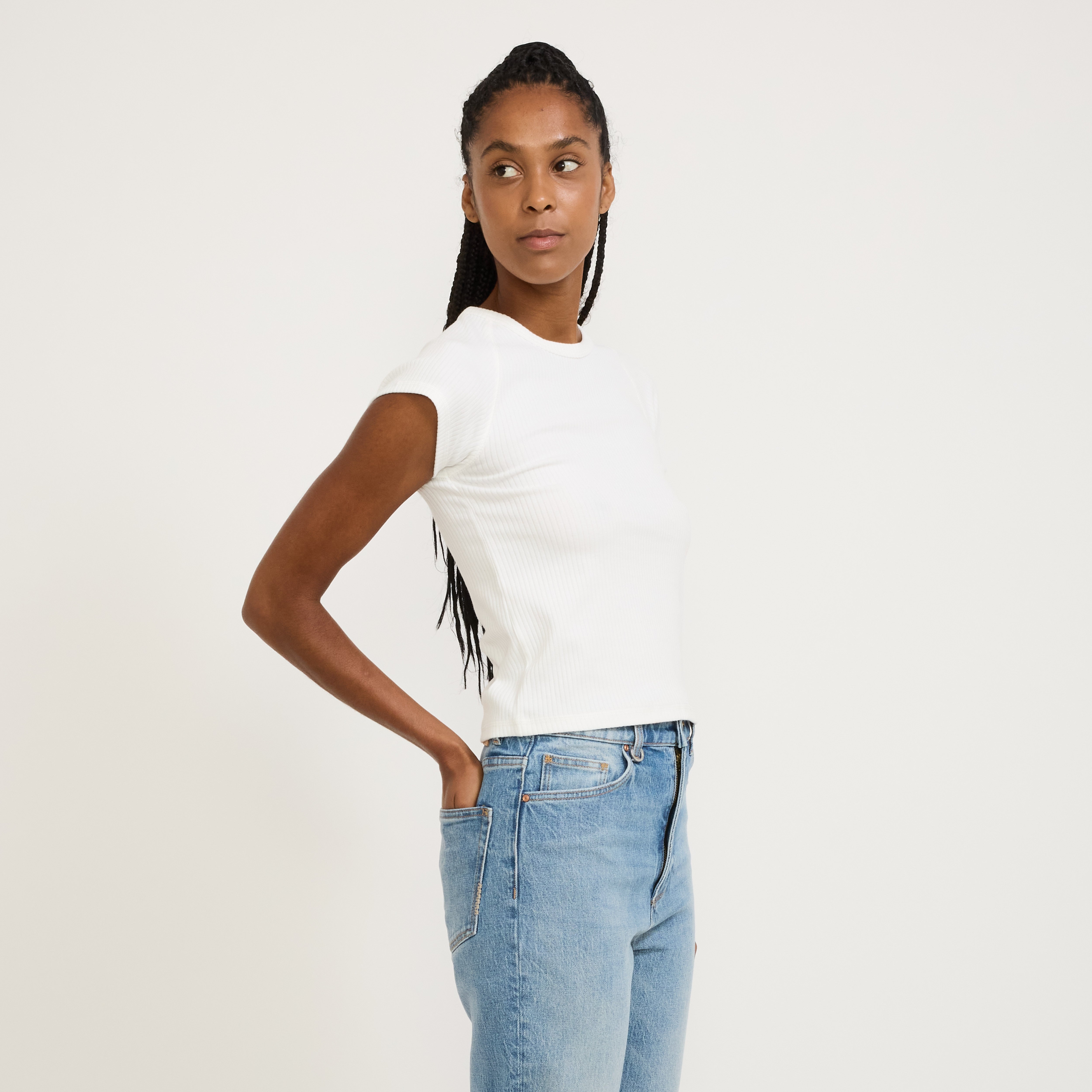 Neuw | Fonda Raglan Tee White | Maplestore
