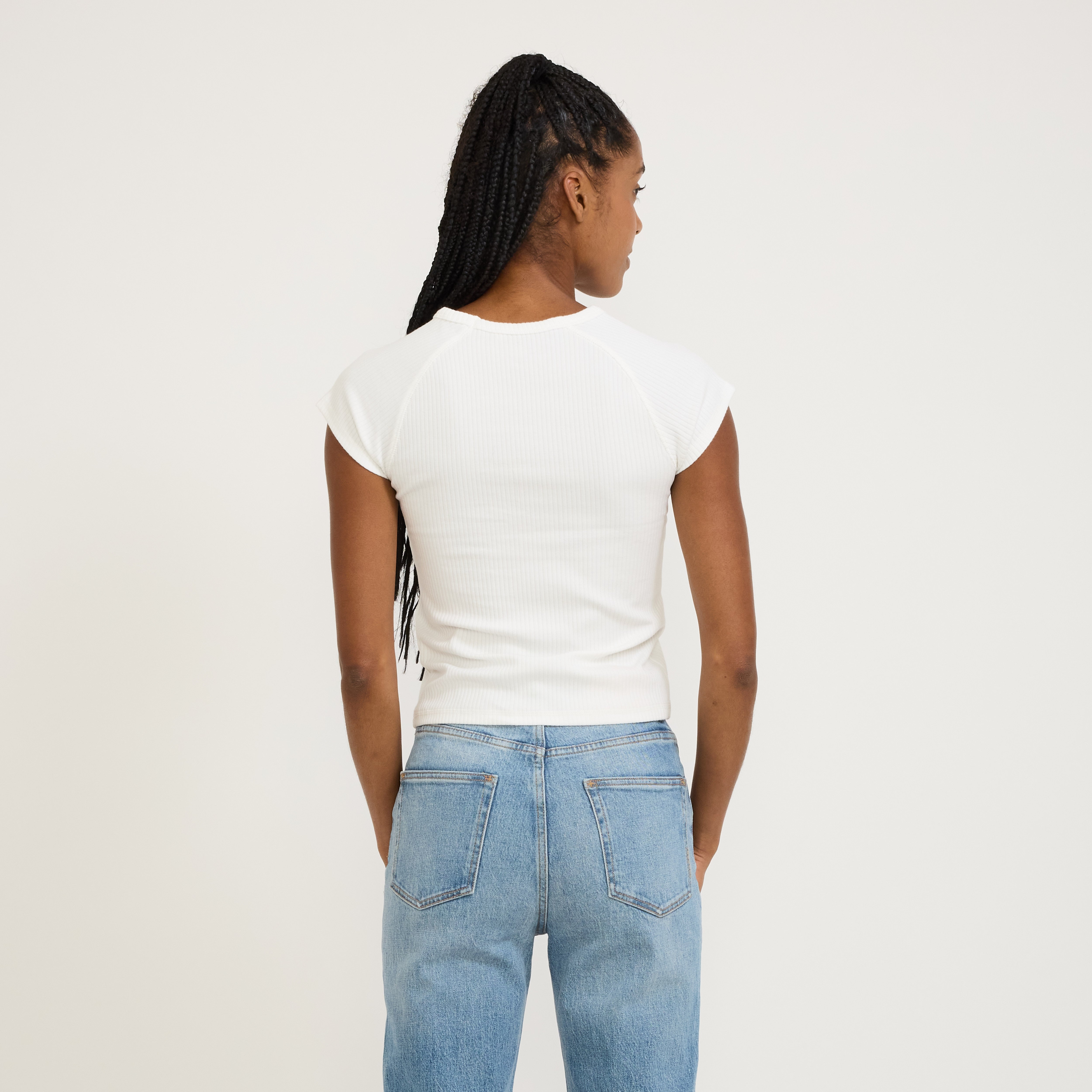 Neuw | Fonda Raglan Tee White | Maplestore