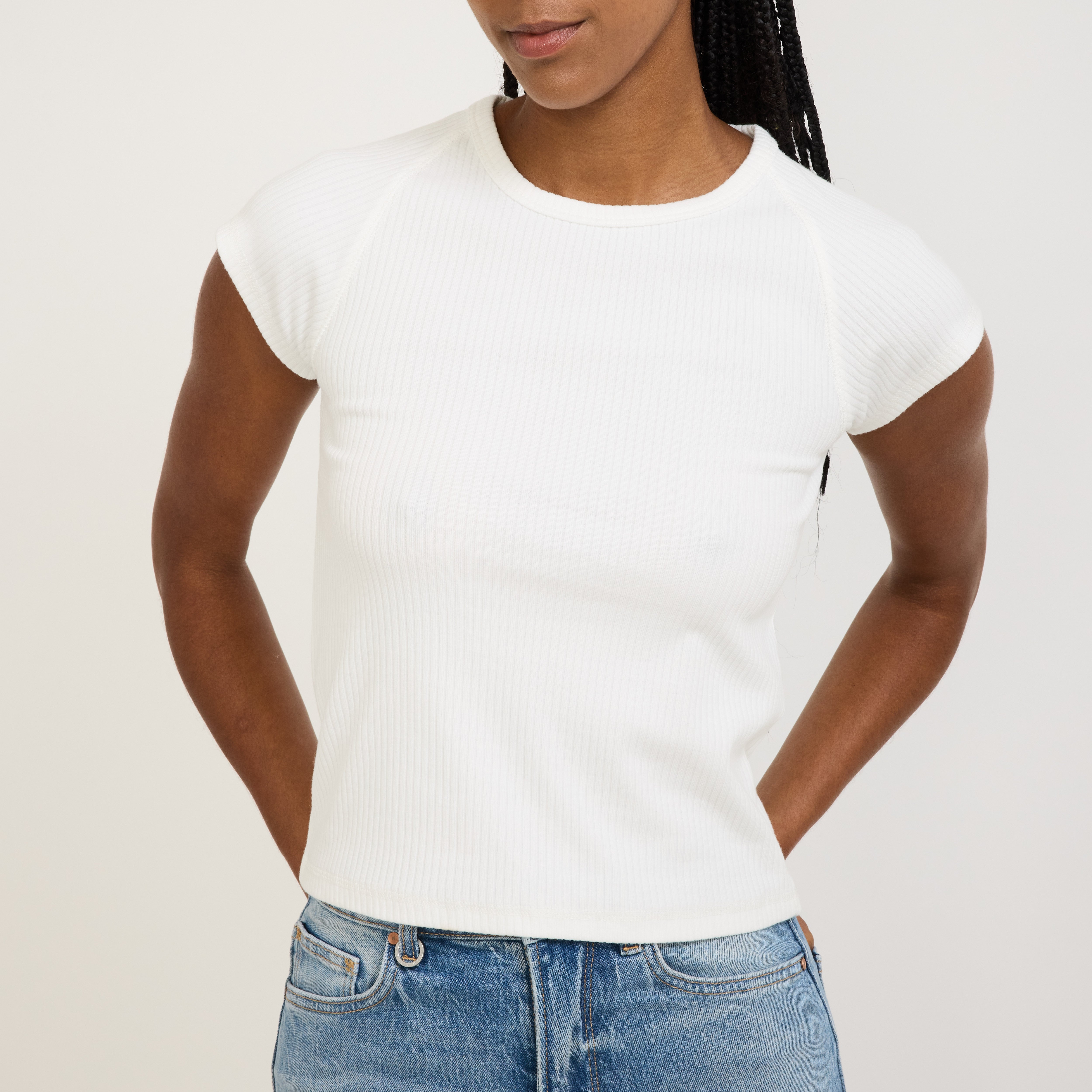 Neuw | Fonda Raglan Tee White | Maplestore