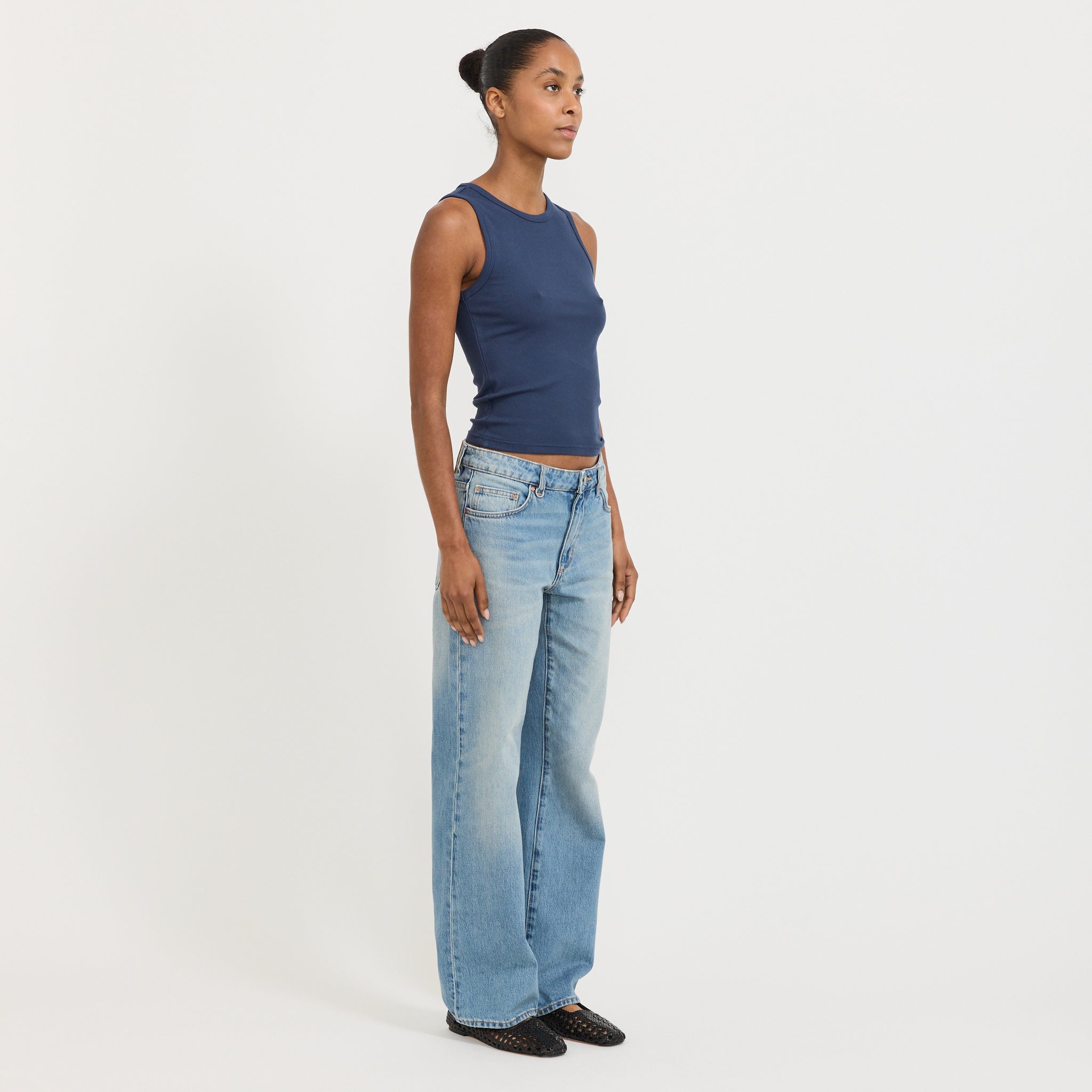 Jonesy Singlet AM Dark Navy