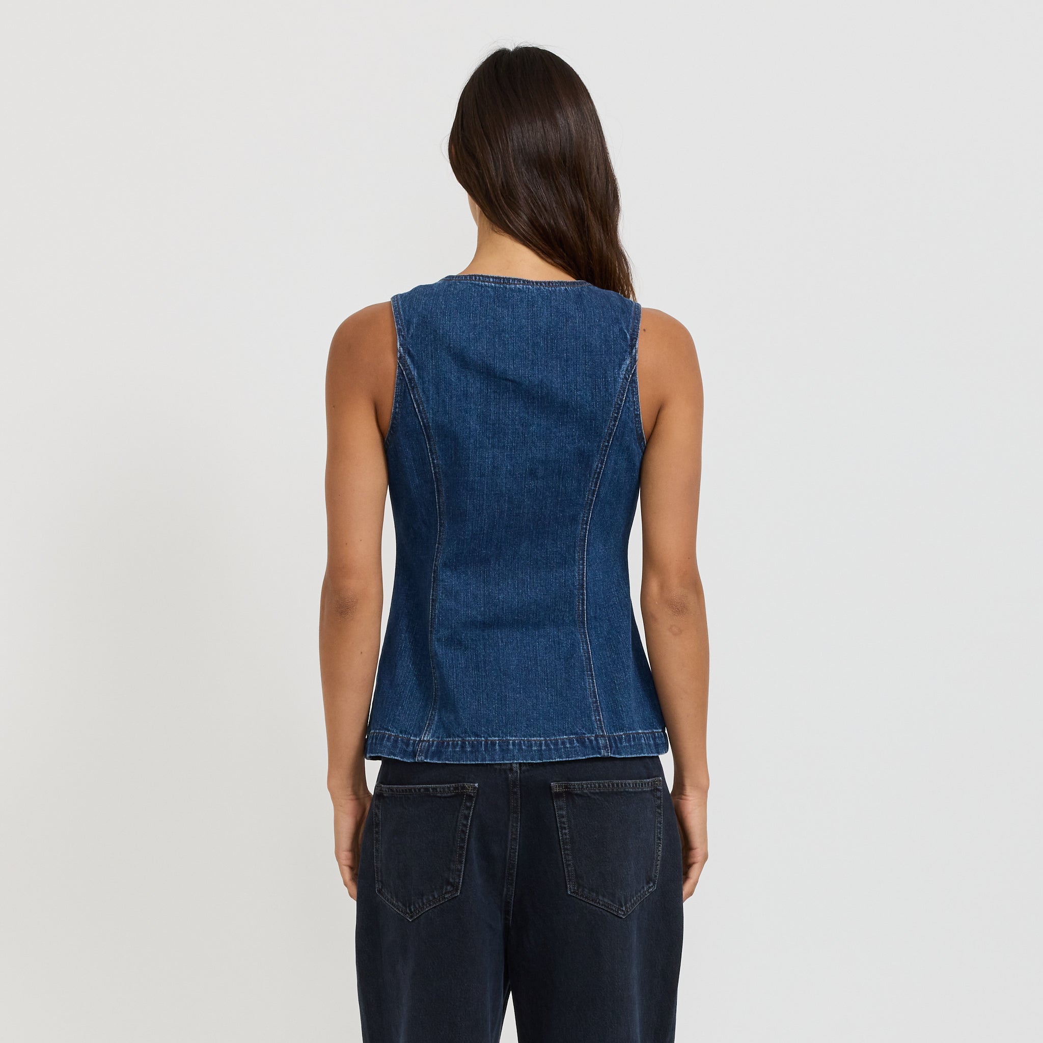 Neuw | Milla Zip Tunic Dark Indigo | Maplestore