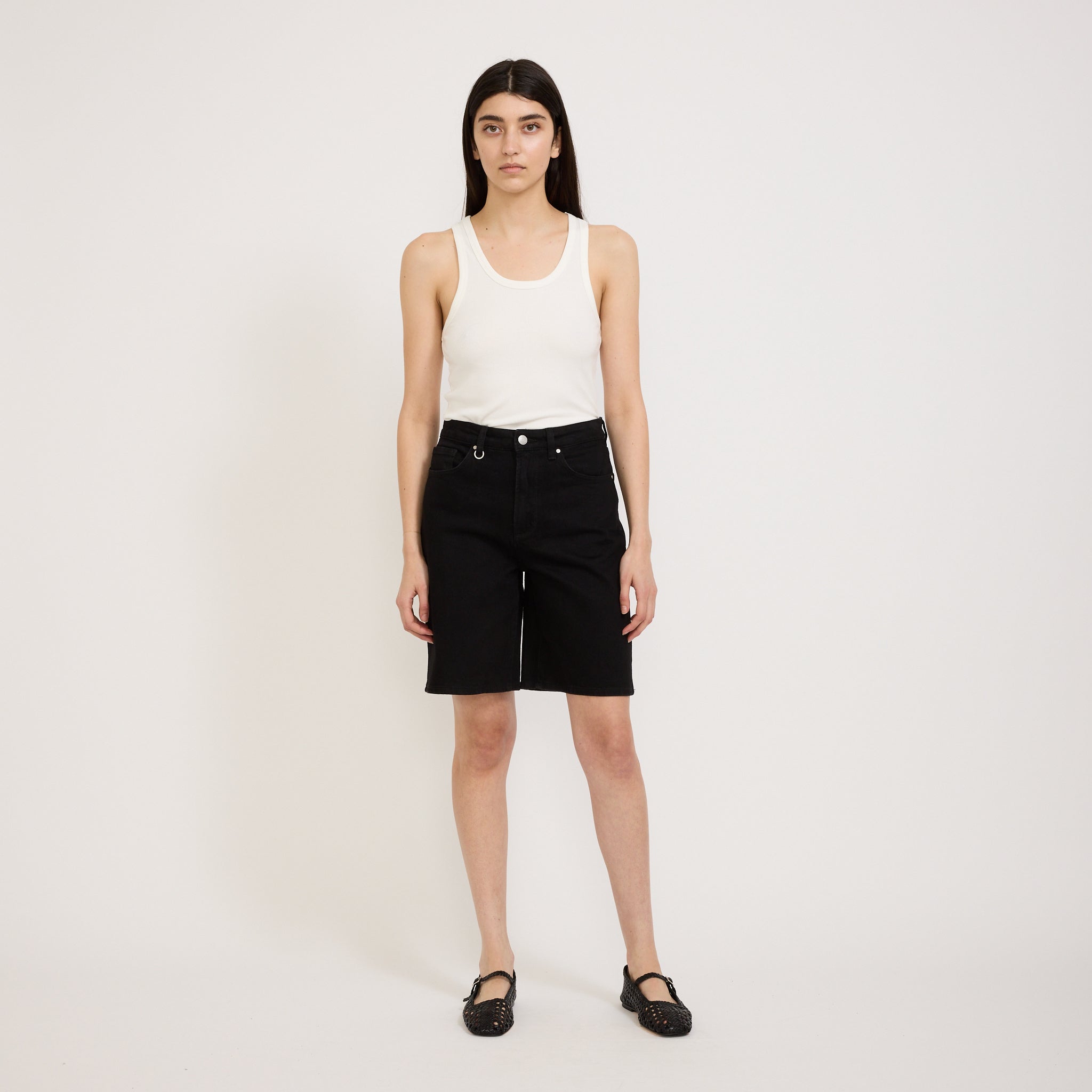 Neuw | Phoebe Short Jet Black | Maplestore