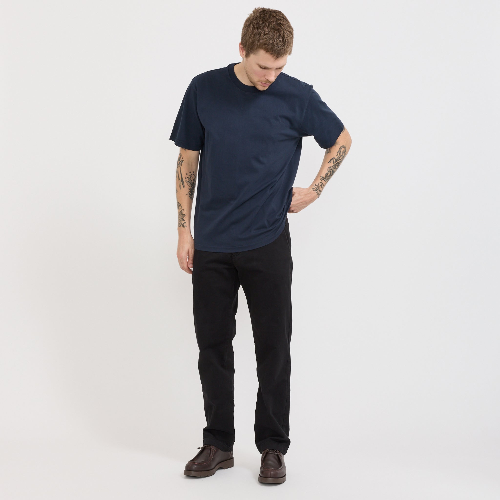 NN07 | Adam T-Shirt Navy Blue | Maplestore