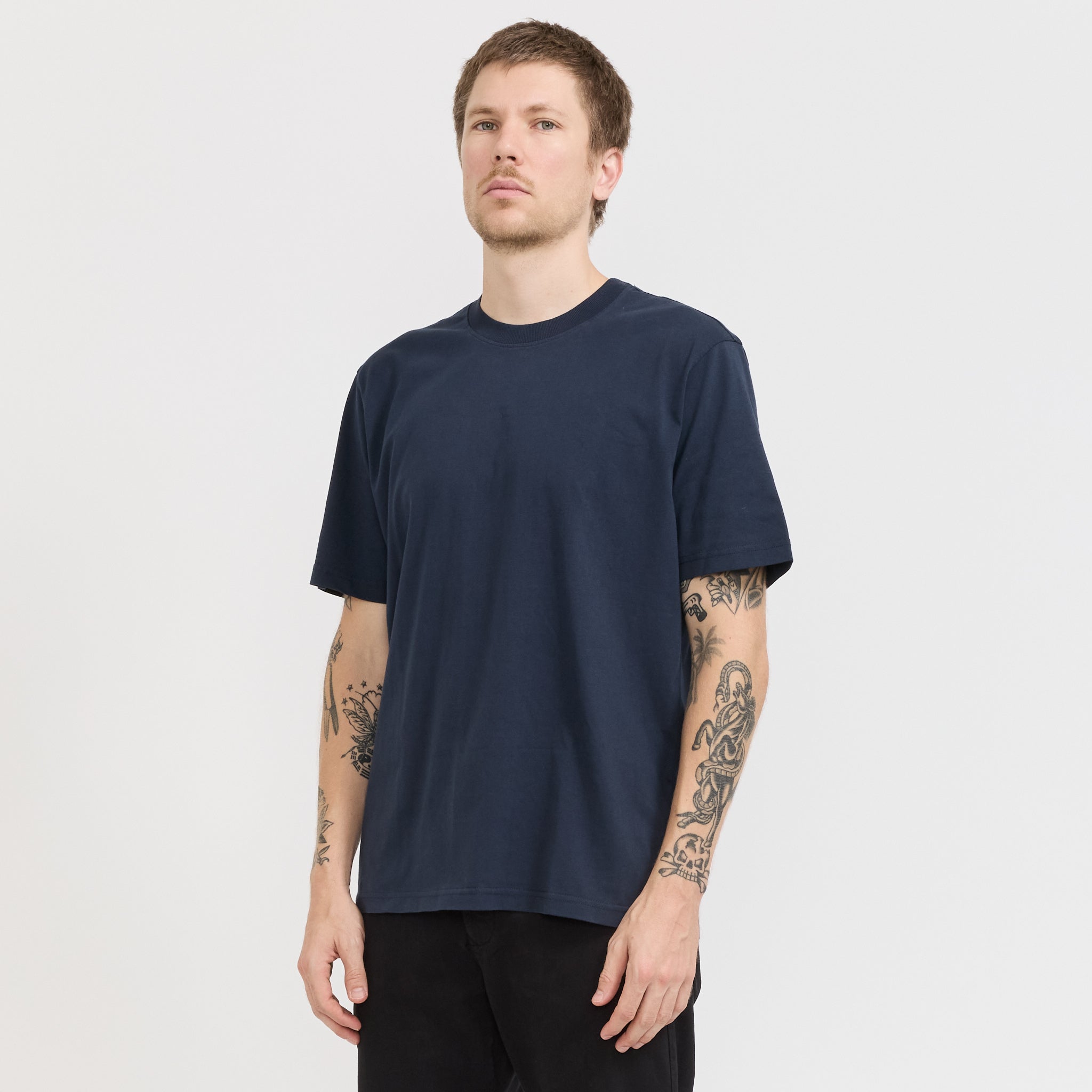 NN07 | Adam T-Shirt Navy Blue | Maplestore