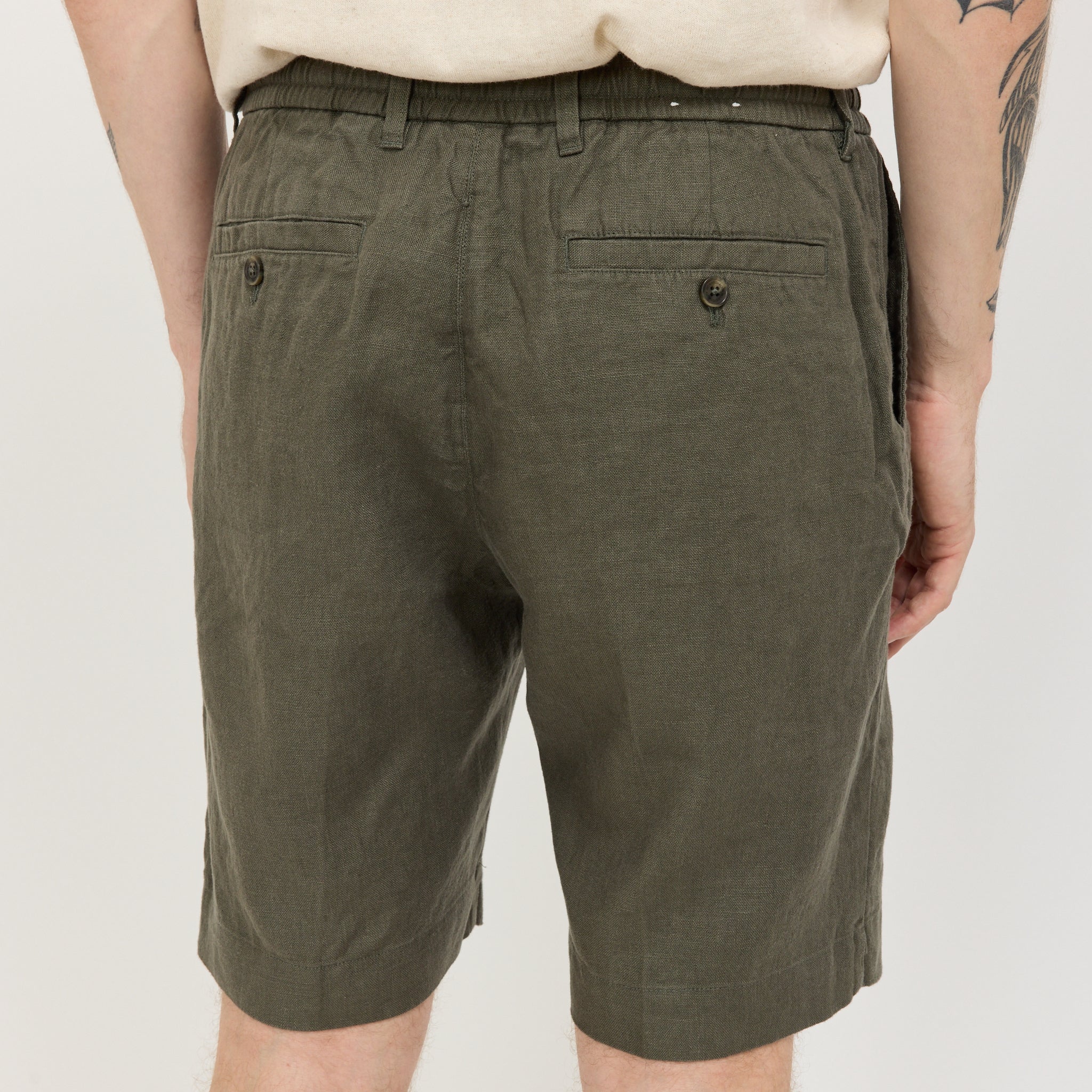 Billie Shorts Croc Green