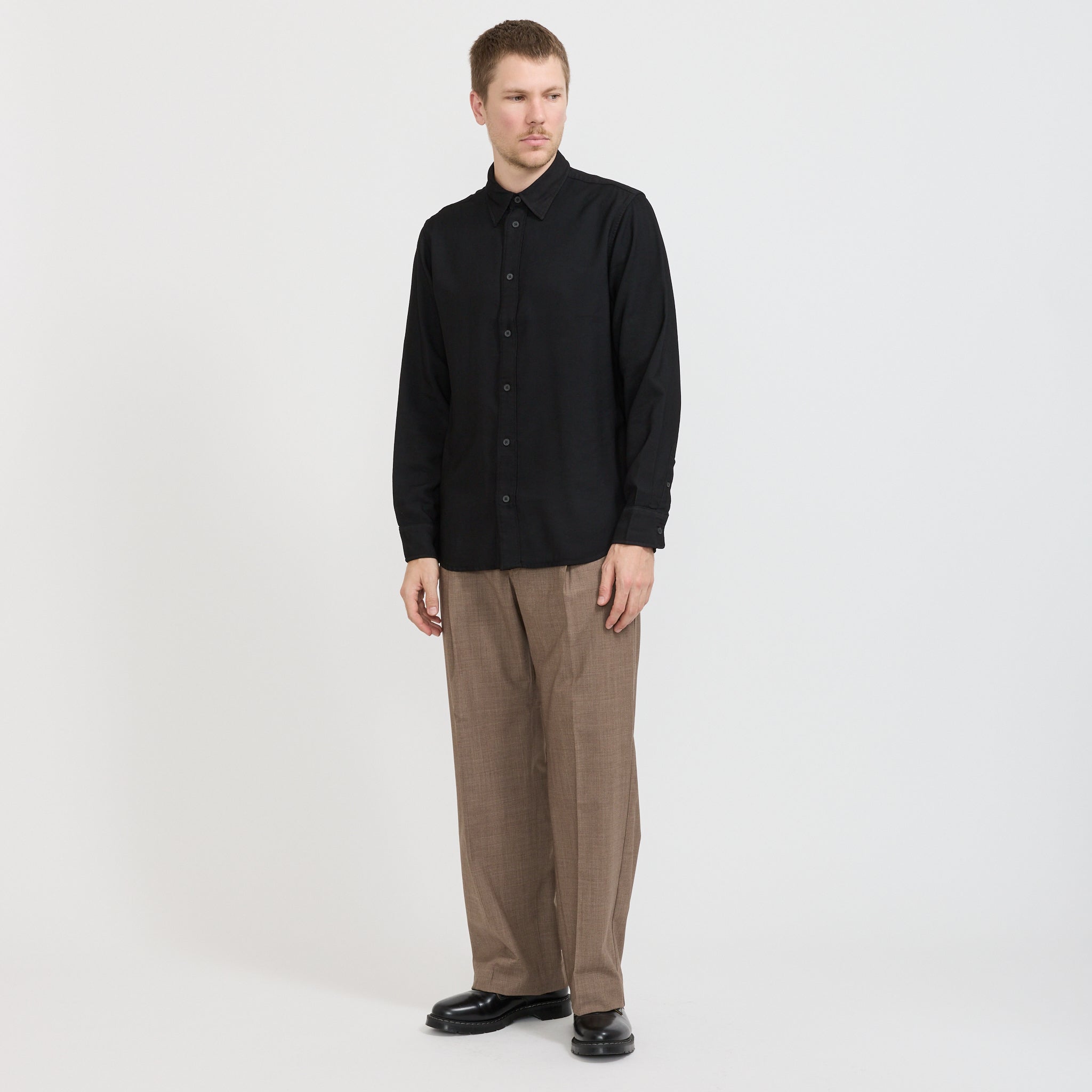 NN07 | Colby Shirt Black | Maplestore
