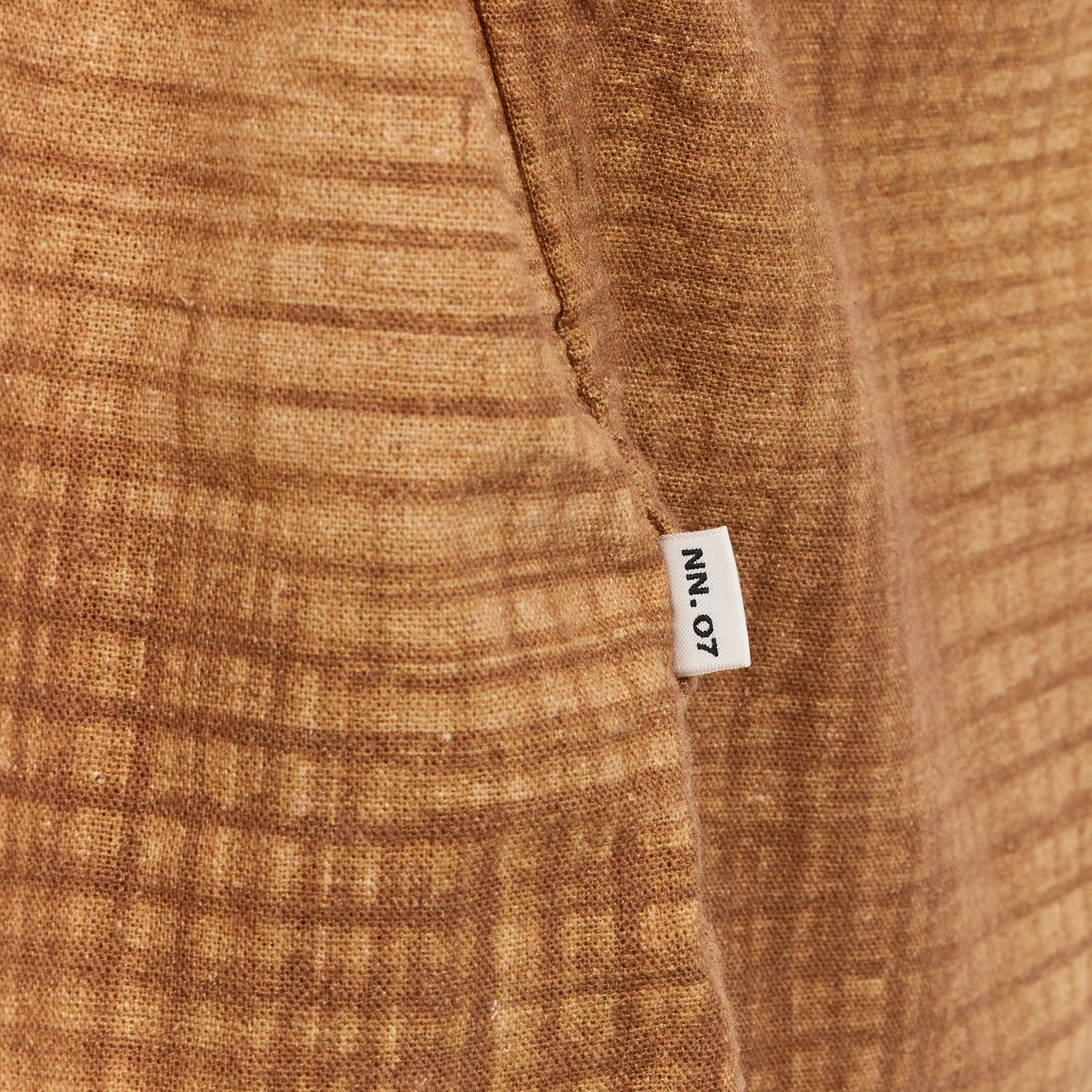 Daniel SS Shirt Brown Print