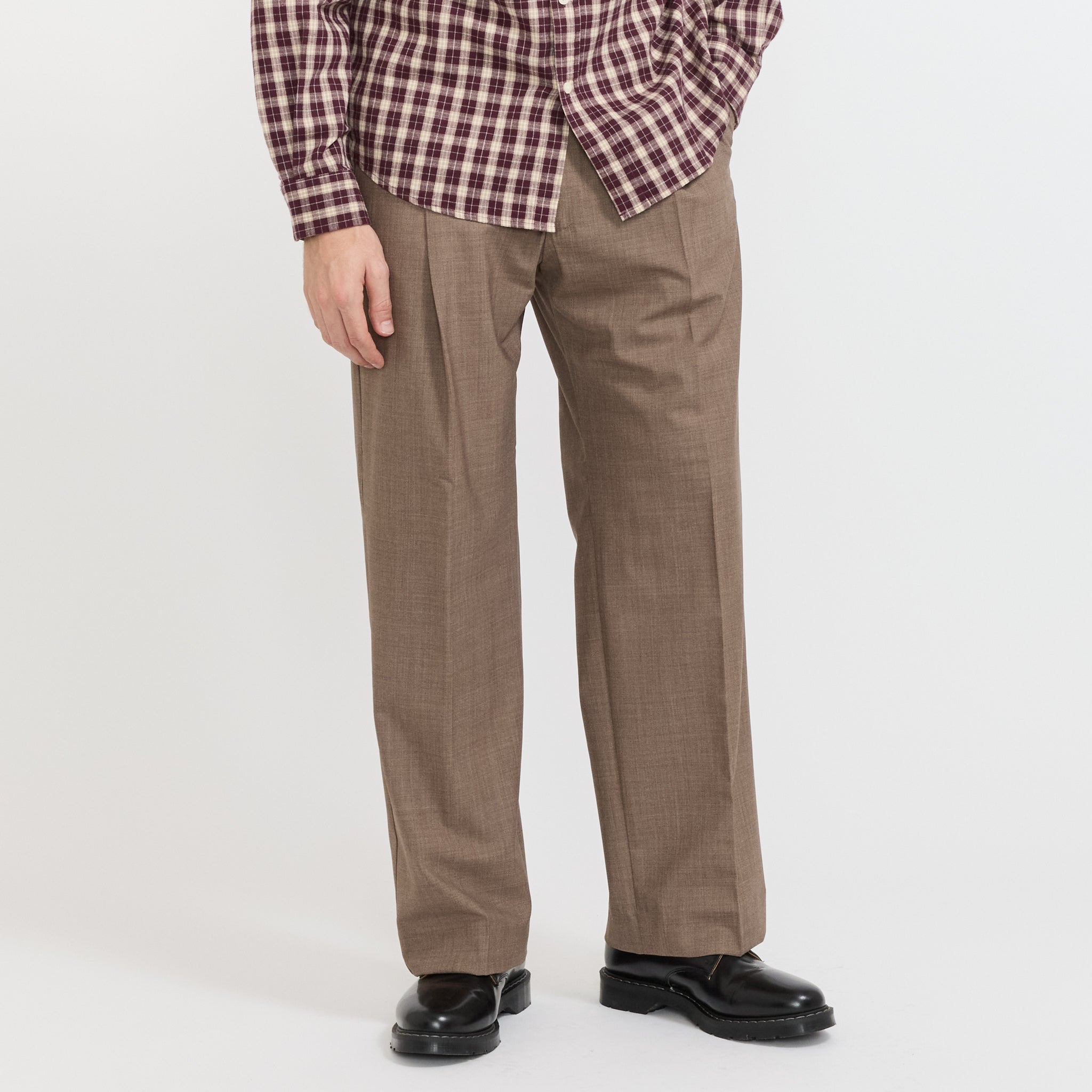 NN07 | Kay Relaxed Fit Trouser Khaki Melange | Maplestore