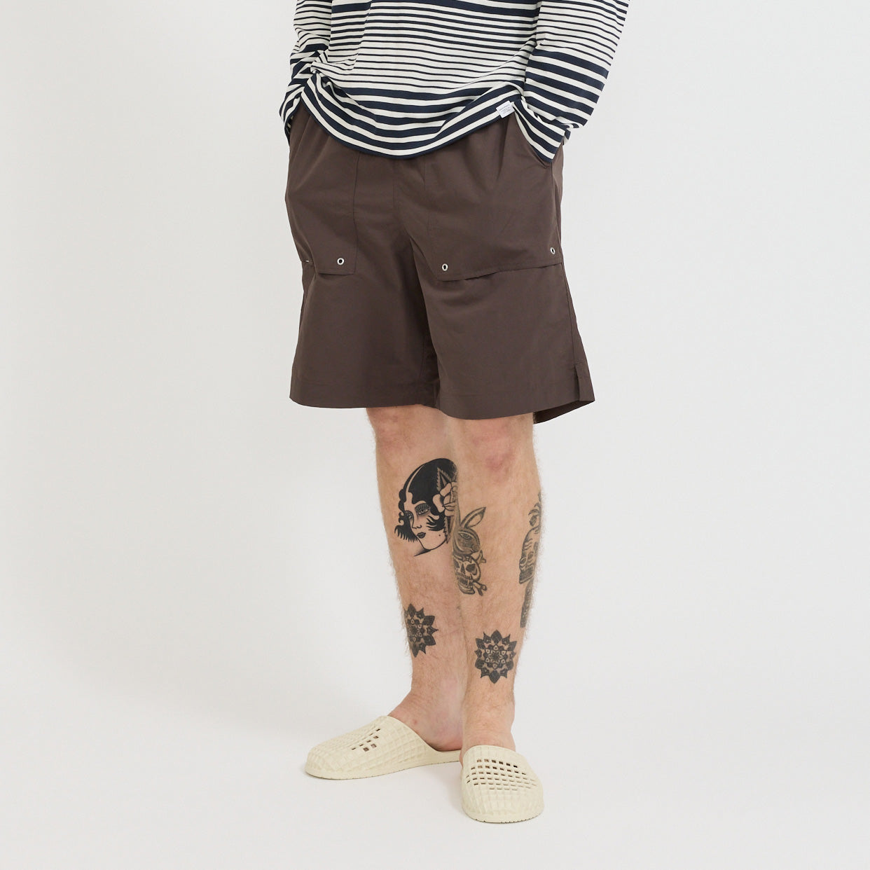 Norse Projects | Sund Relaxed Recycled Nylon Swimmers Shale | Maplestore