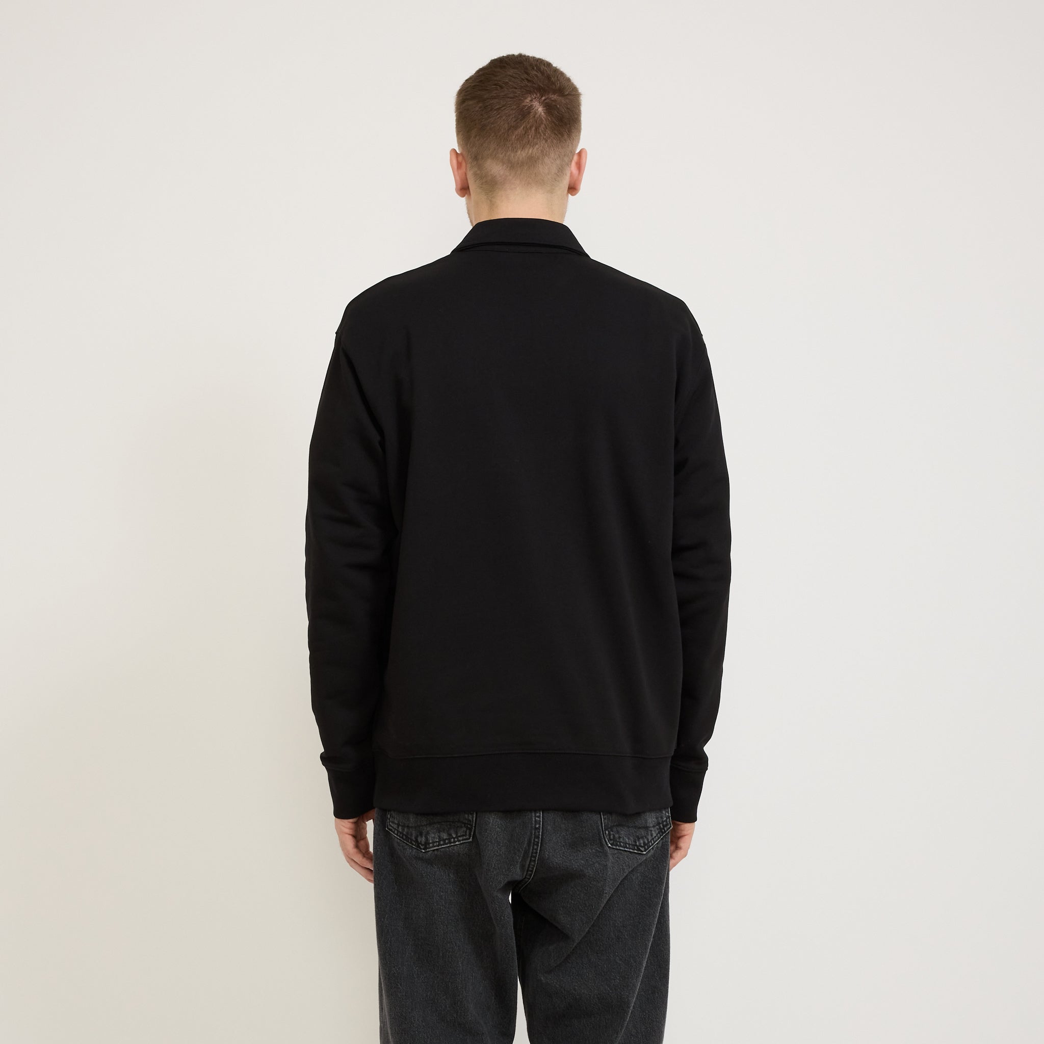 Norse Projects | Ketel Relaxed Organic Half Zip Sweater Black | Maplestore