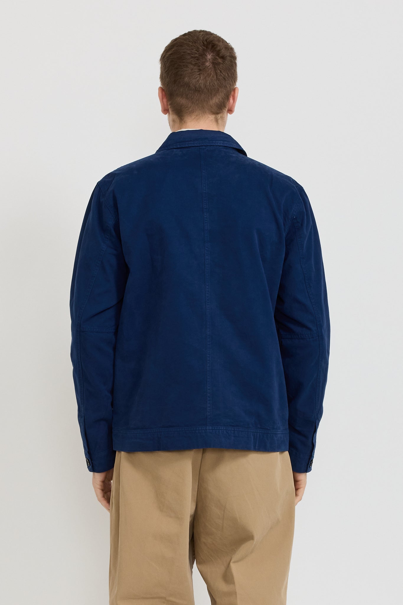 Norse Projects | Marcus Canvas Overshirt Workwear Blue | Maplestore