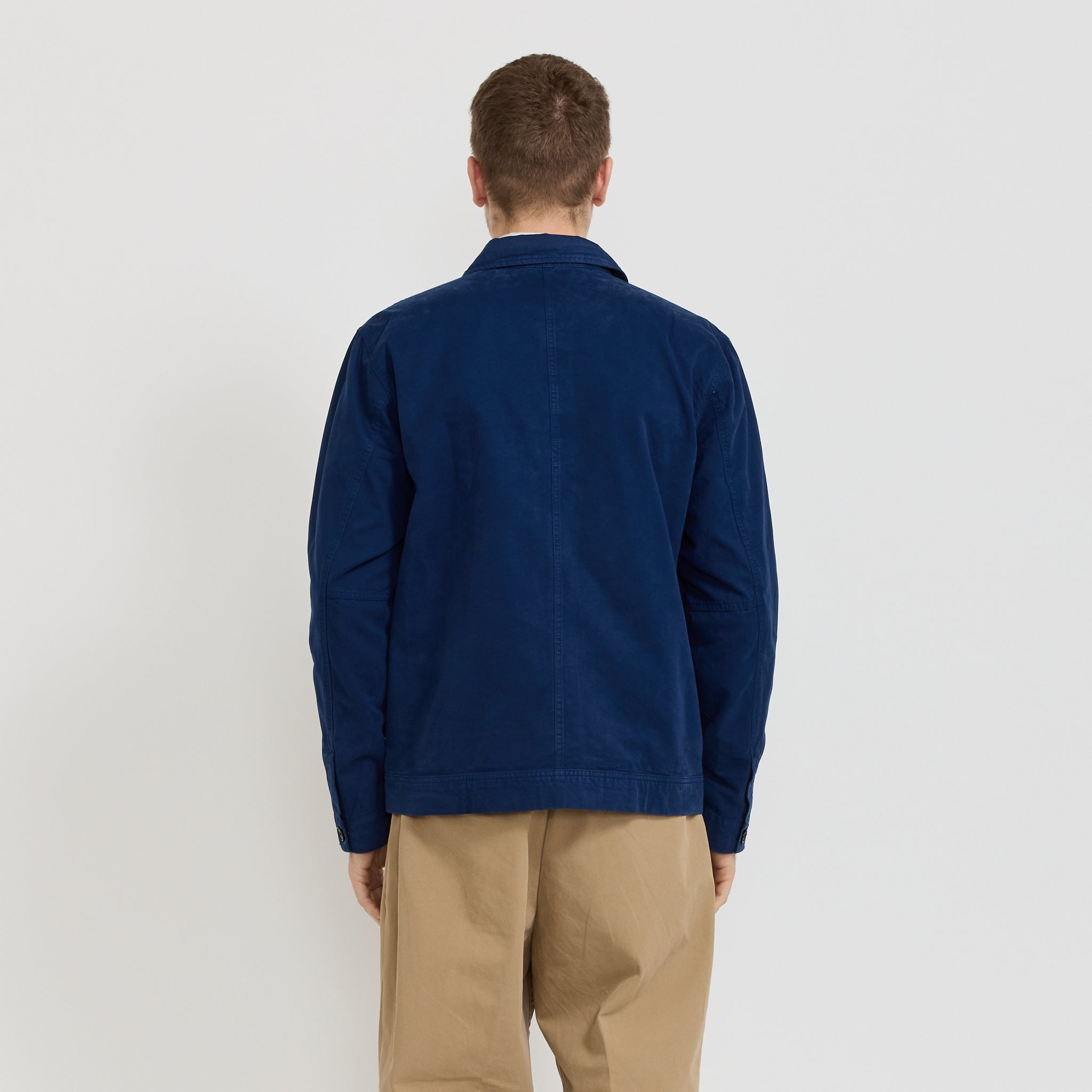 Marcus Canvas Overshirt Workwear Blue