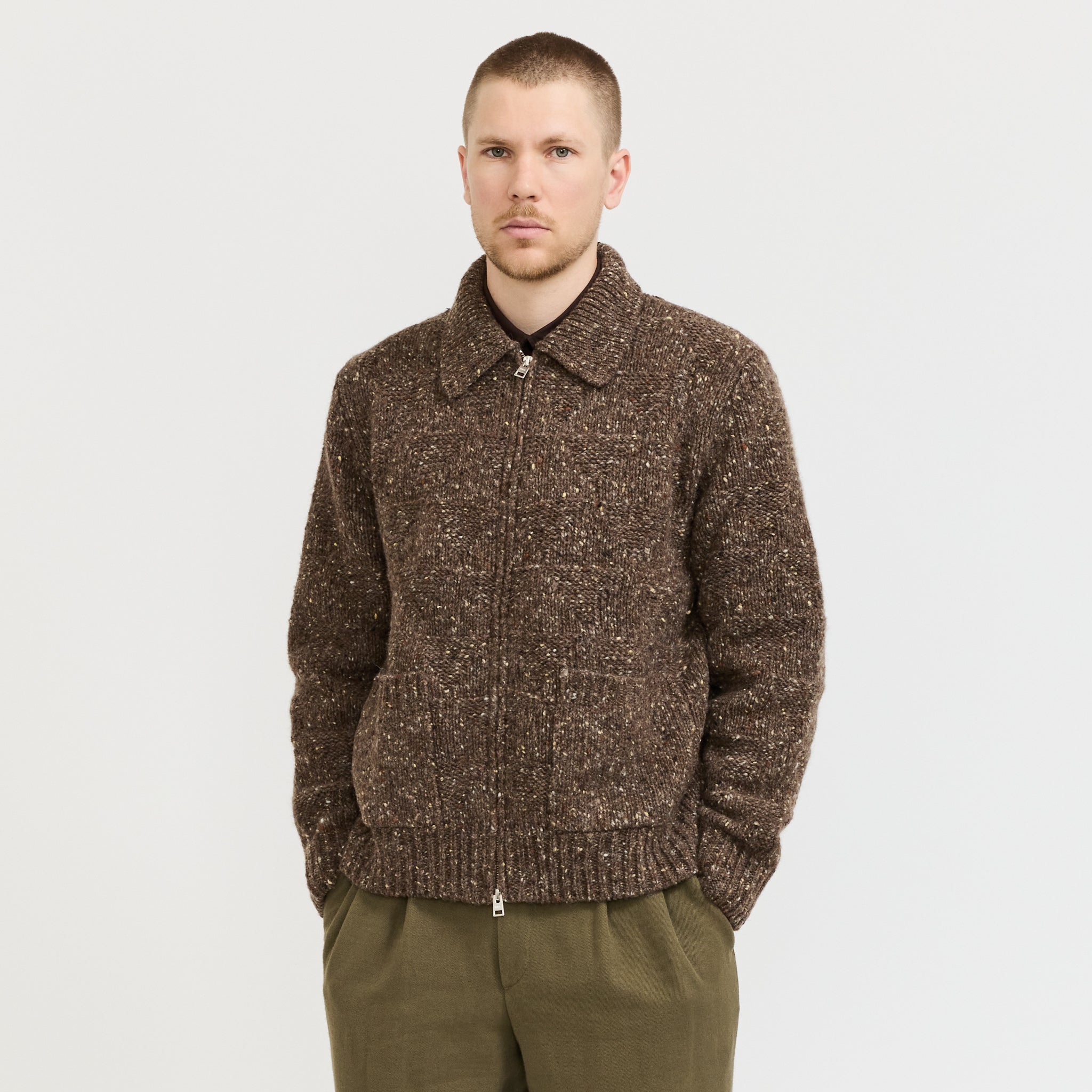 Erik Donegal Diamond Jacket Seal Brown
