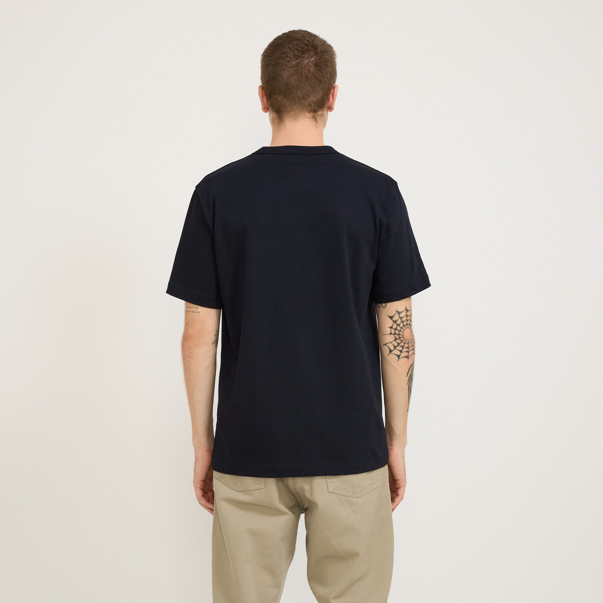 Norse Projects | Holger Organic Boat Print T Shirt Dark Navy | Maplestore