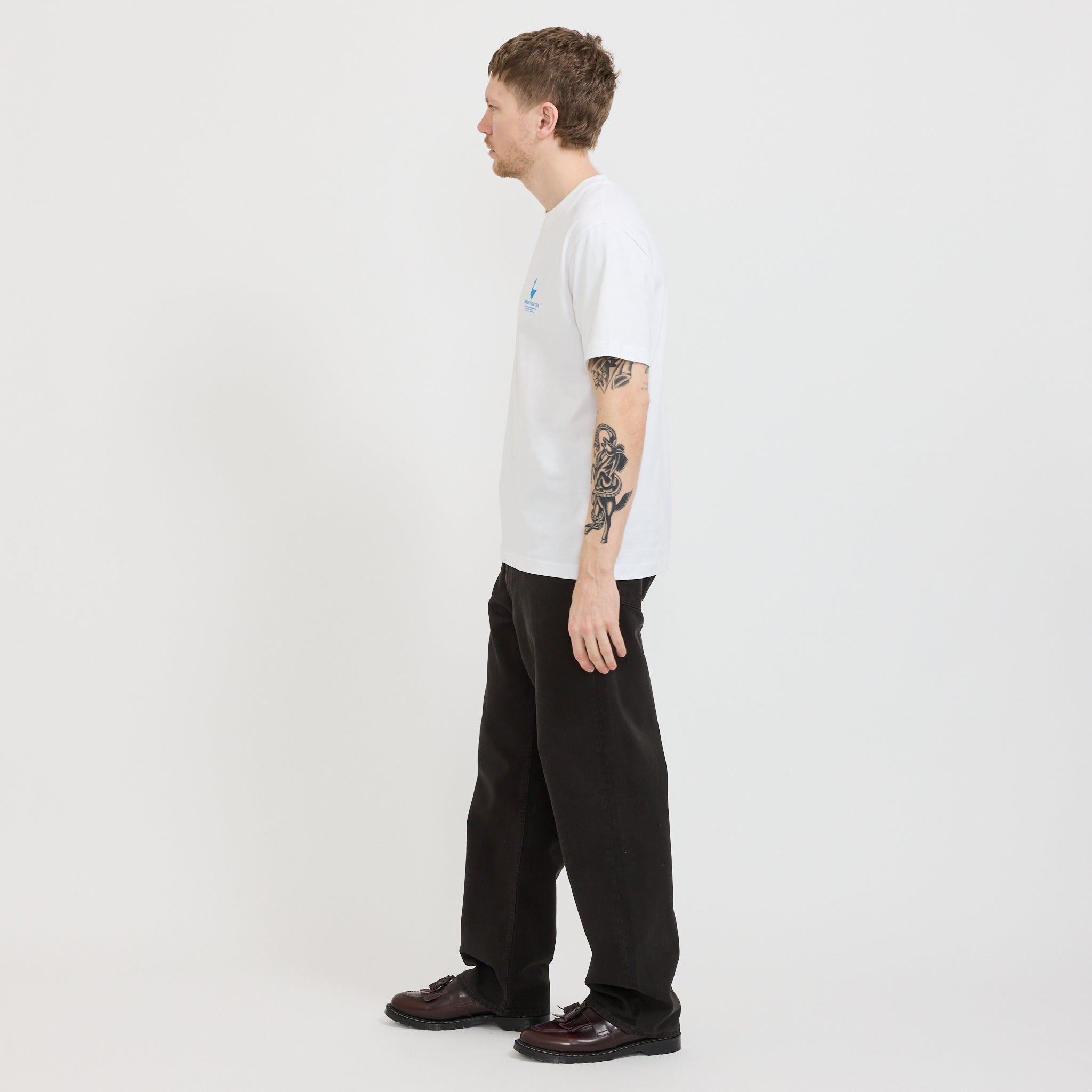 Mogens Relaxed 5 Pocket Heavy Twill Pant Black