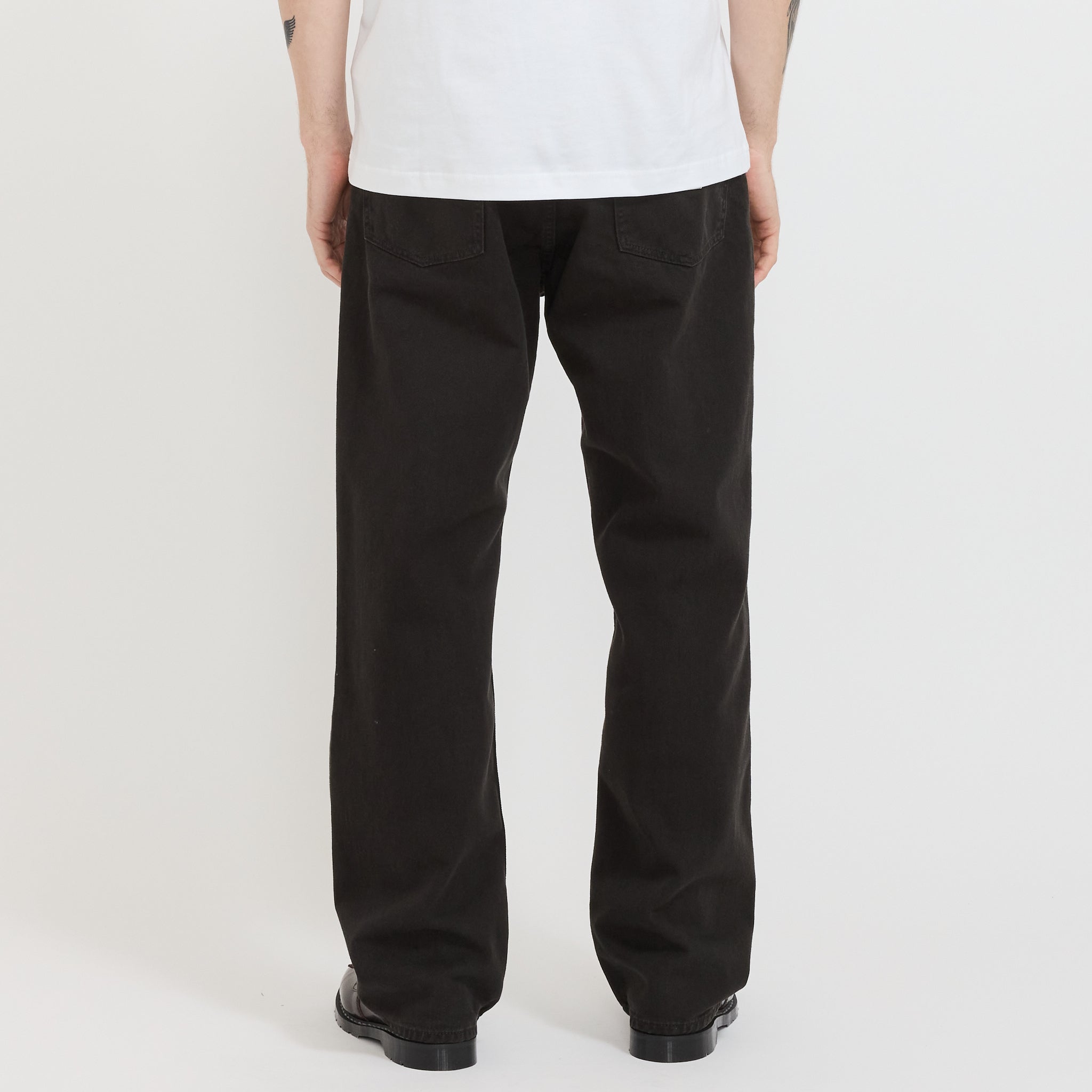 Mogens Relaxed 5 Pocket Heavy Twill Pant Black