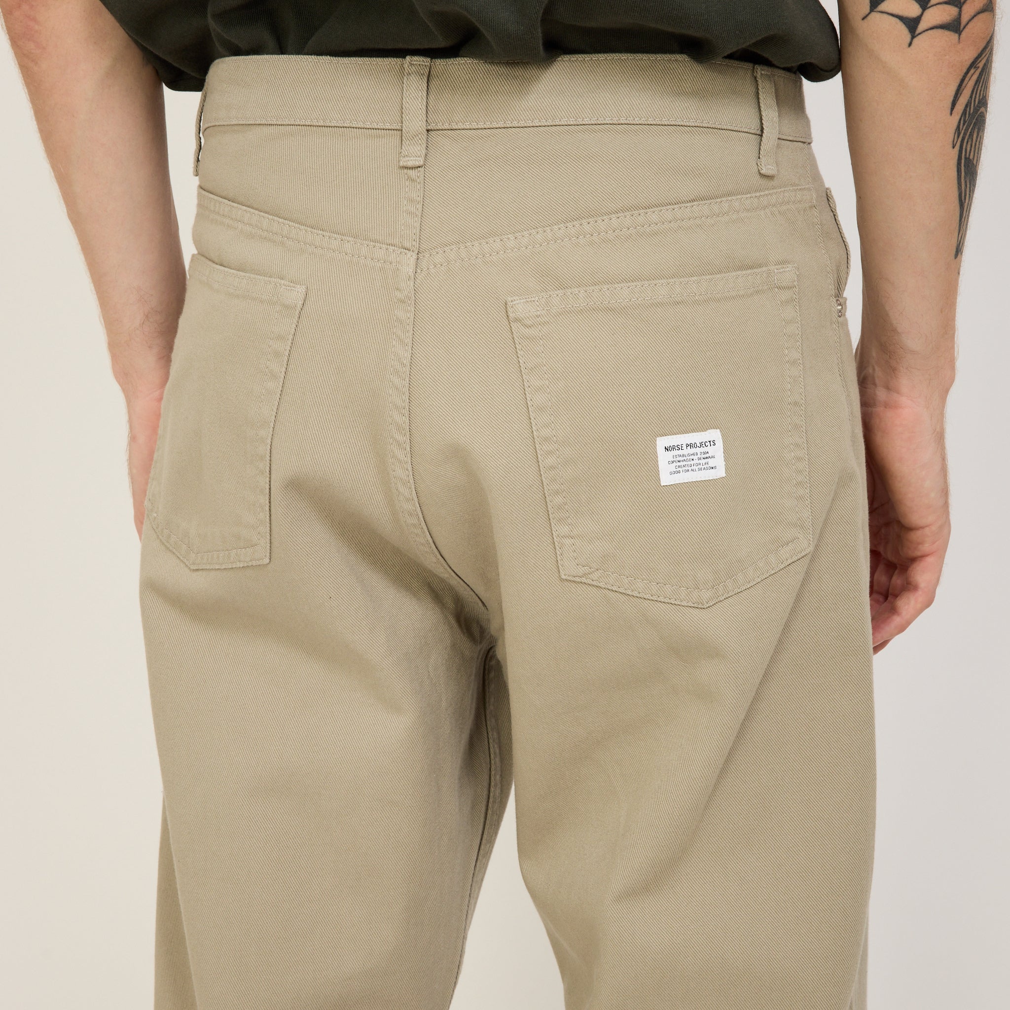 Norse Projects | Mogens Relaxed 5 Pocket Heavy Twill Pant Clay | Maplestore
