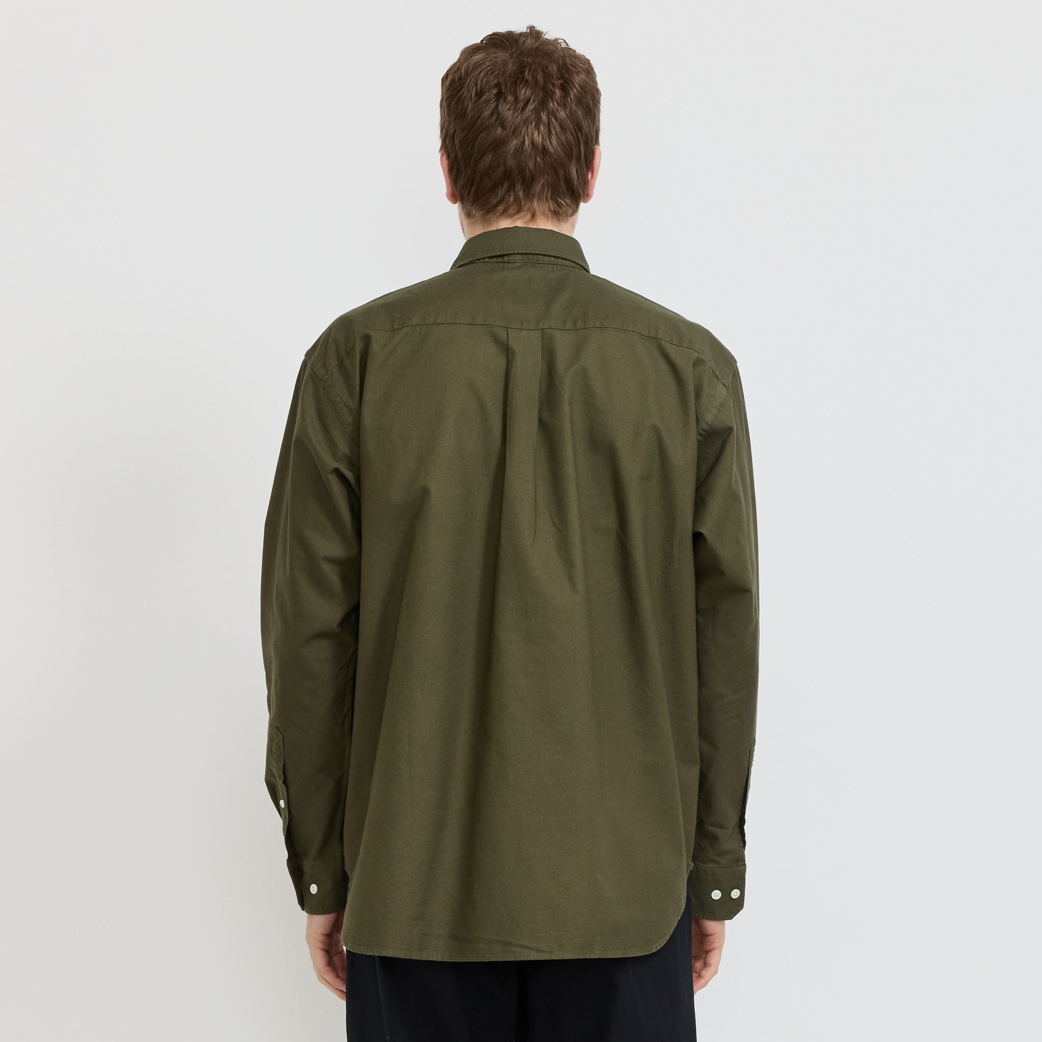 Ole Oversized GMD Oxford Shirt Olive Night